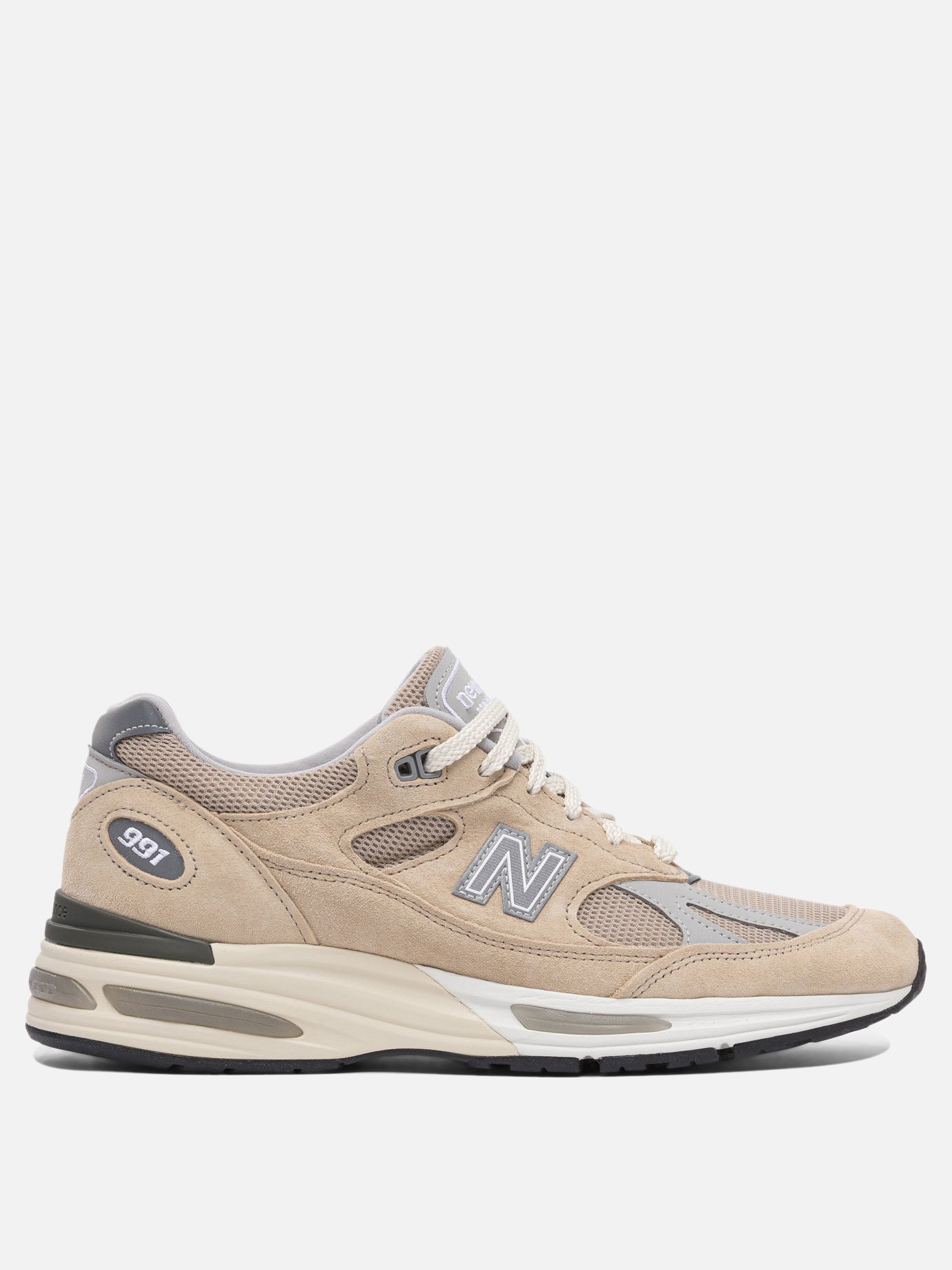 Sneaker basse 90% suede 10% mesh - 100% rubber  Beige - New Balance Uomo | PDP | VIETTI Online Store | Zoom-Modal

