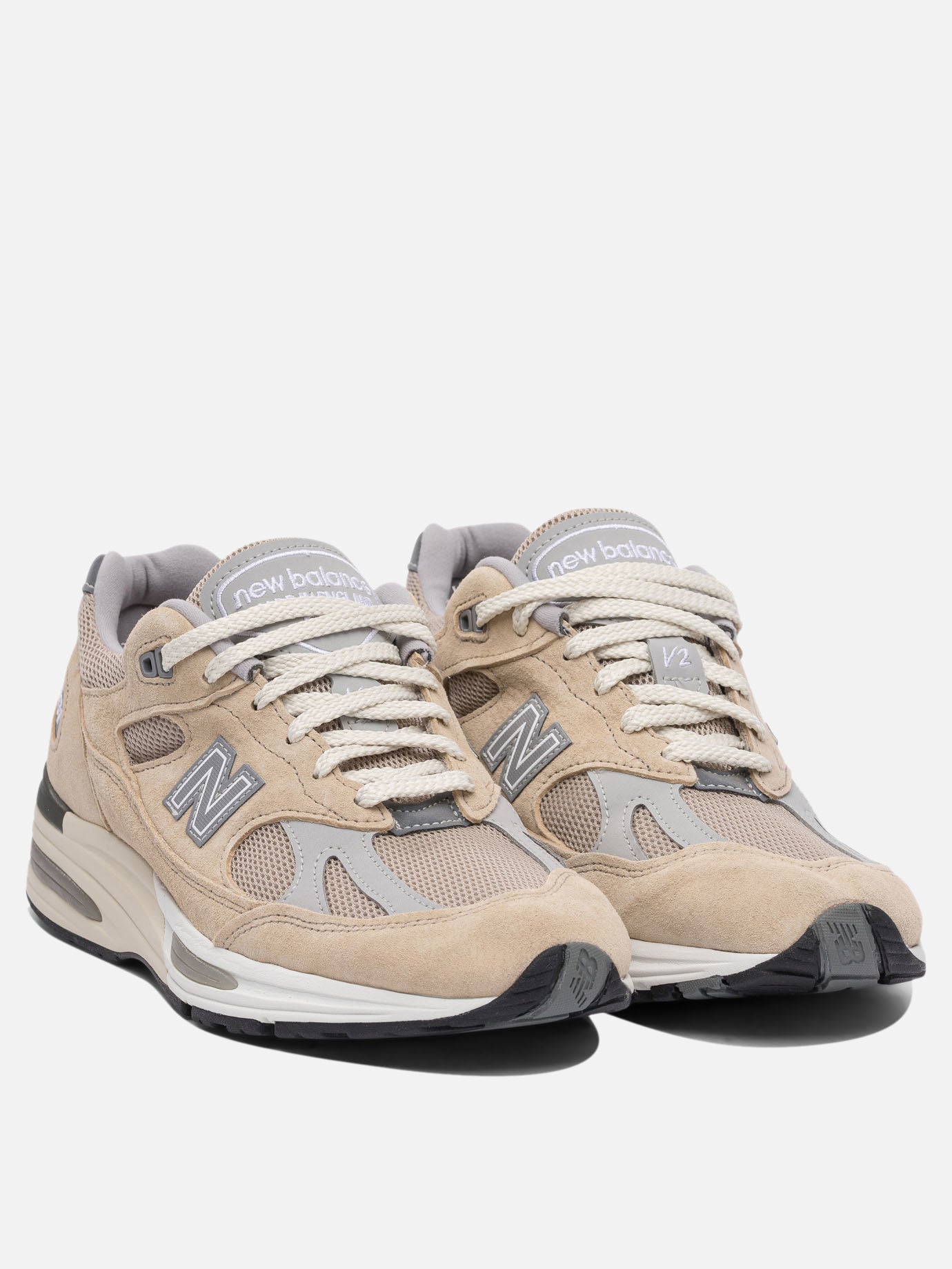 Sneaker basse 90% suede 10% mesh - 100% rubber  Beige - New Balance Uomo | PDP | VIETTI Online Store | thumbnail_2