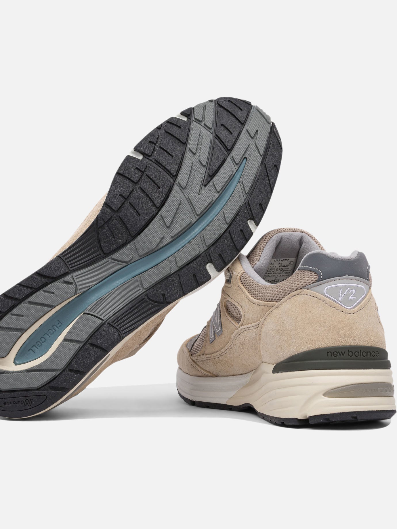 Sneaker basse 90% suede 10% mesh - 100% rubber  Beige - New Balance Uomo | PDP | VIETTI Online Store | thumbnail_5