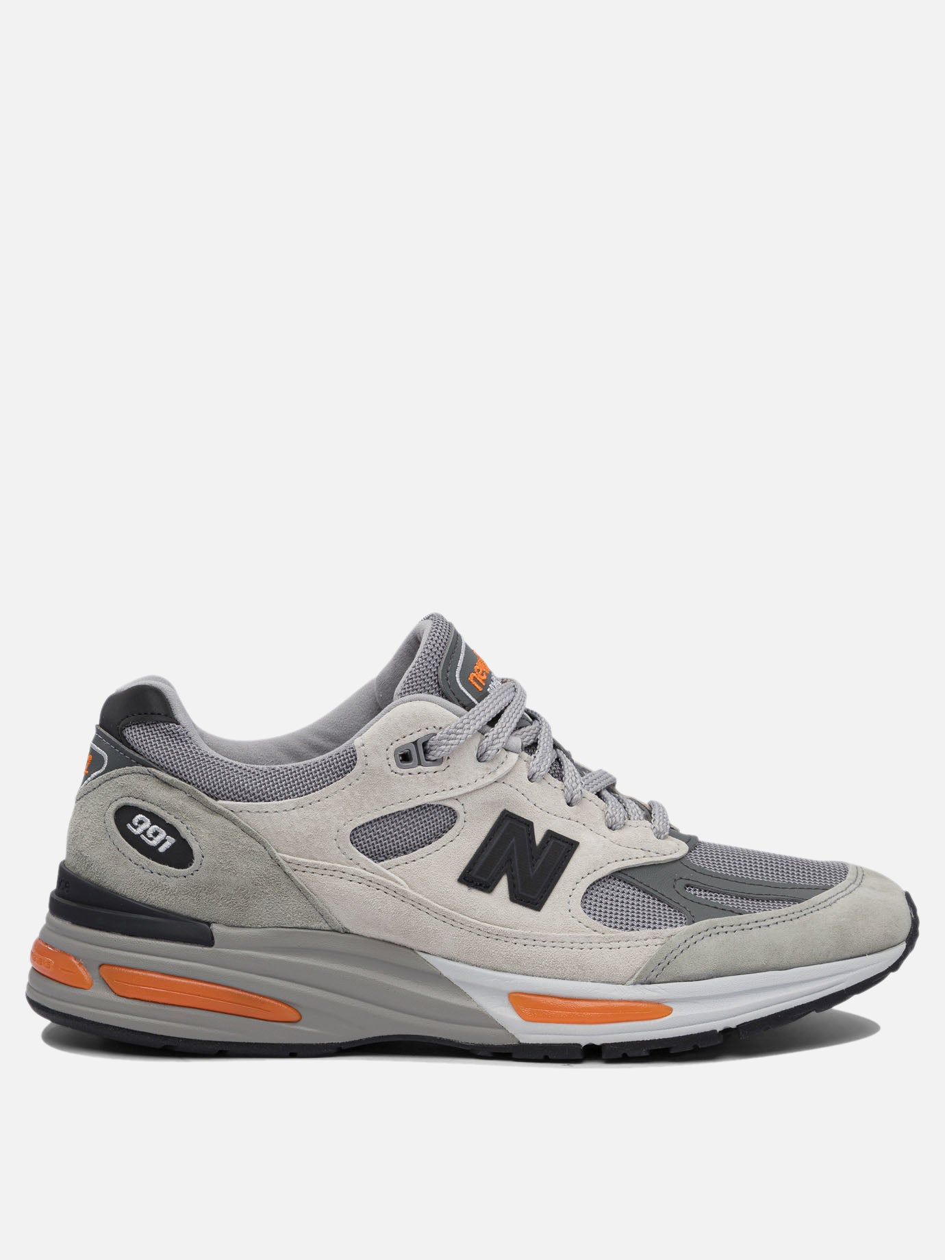 Low top sneakers 70% leather 30% mesh - 100% rubber  Grey - New Balance Men | PDP | VIETTI Online Store | Zoom-Modal
