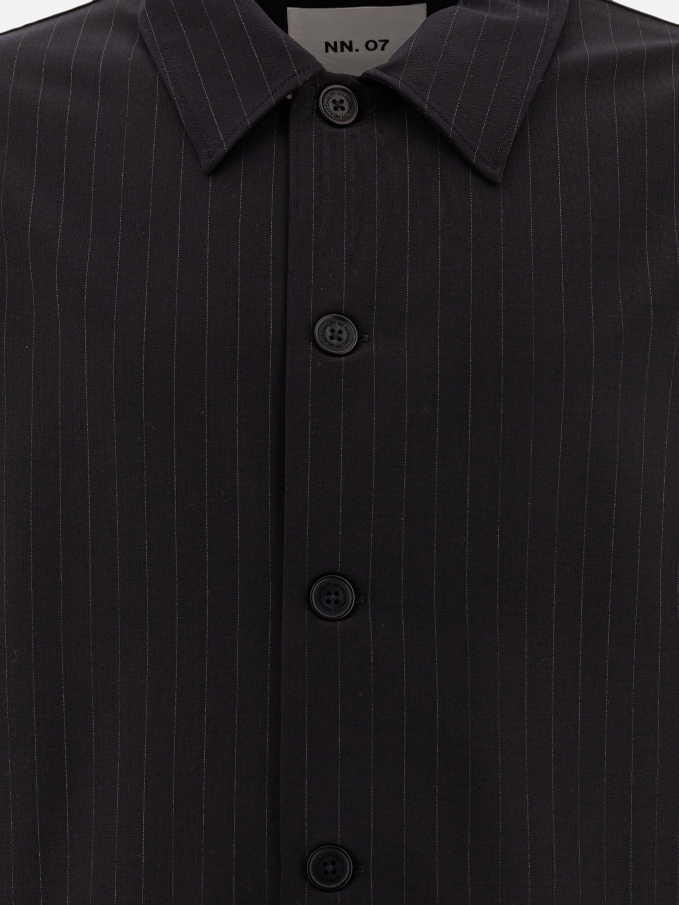 Overshirt jackets Pinstriped  Blue - NN.07 Men | PDP | VIETTI Online Store | Zoom-Modal_3
