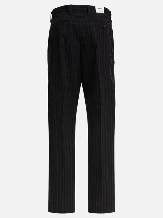 Pantaloni casual Pinstriped  Blu - NN.07 Uomo | VIETTI Online Store | 2
