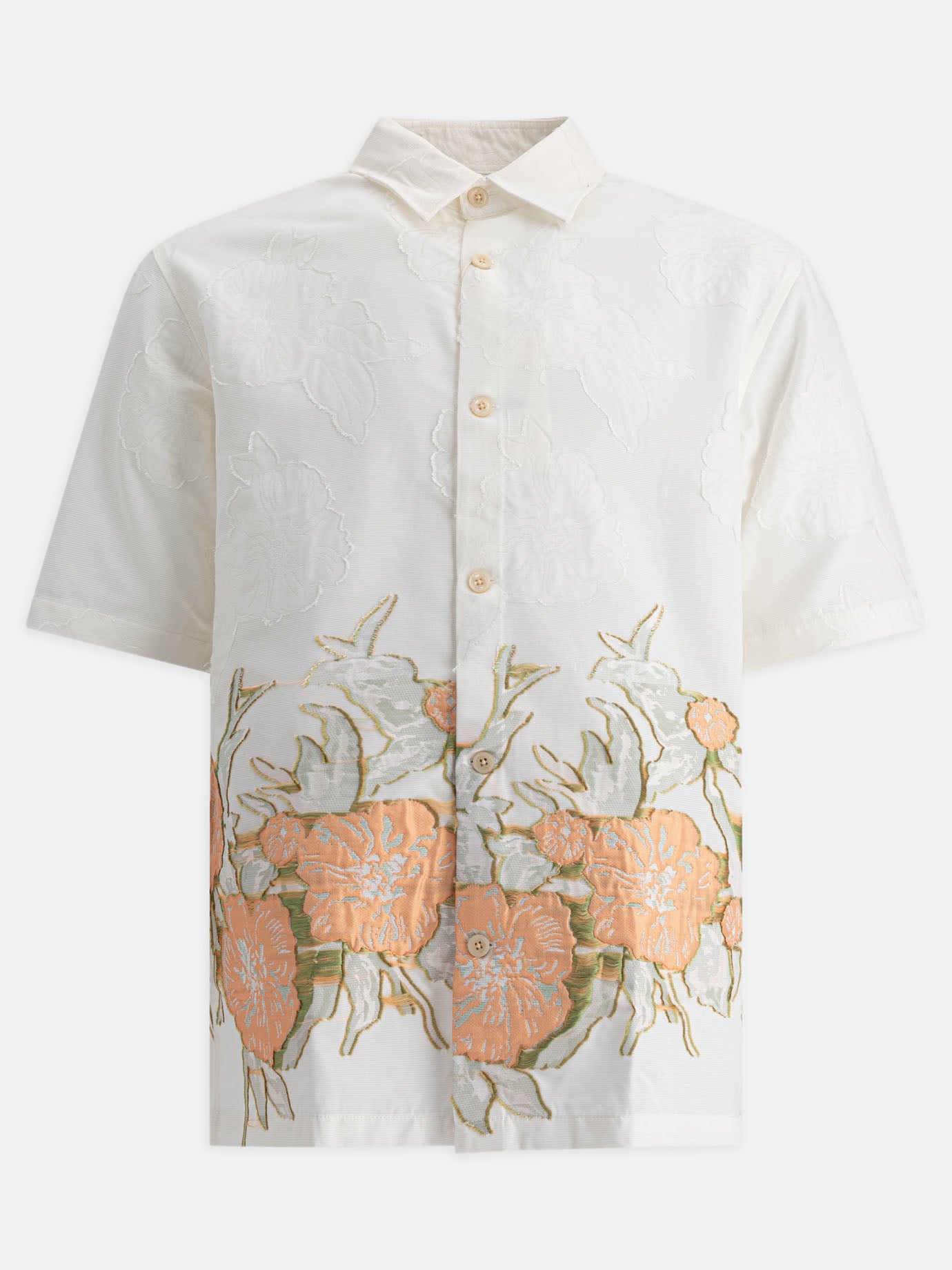 Camicie casual Embroidered  Bianco - NN.07 Uomo | PDP | VIETTI Online Store | Zoom-Modal
