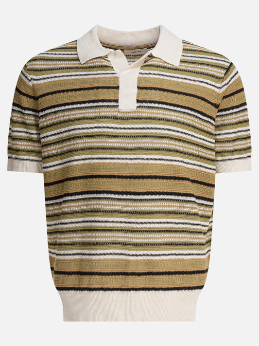 Polo shirts without buttons Striped  Green - NN.07 Men | PLP | VIETTI Online Store 
