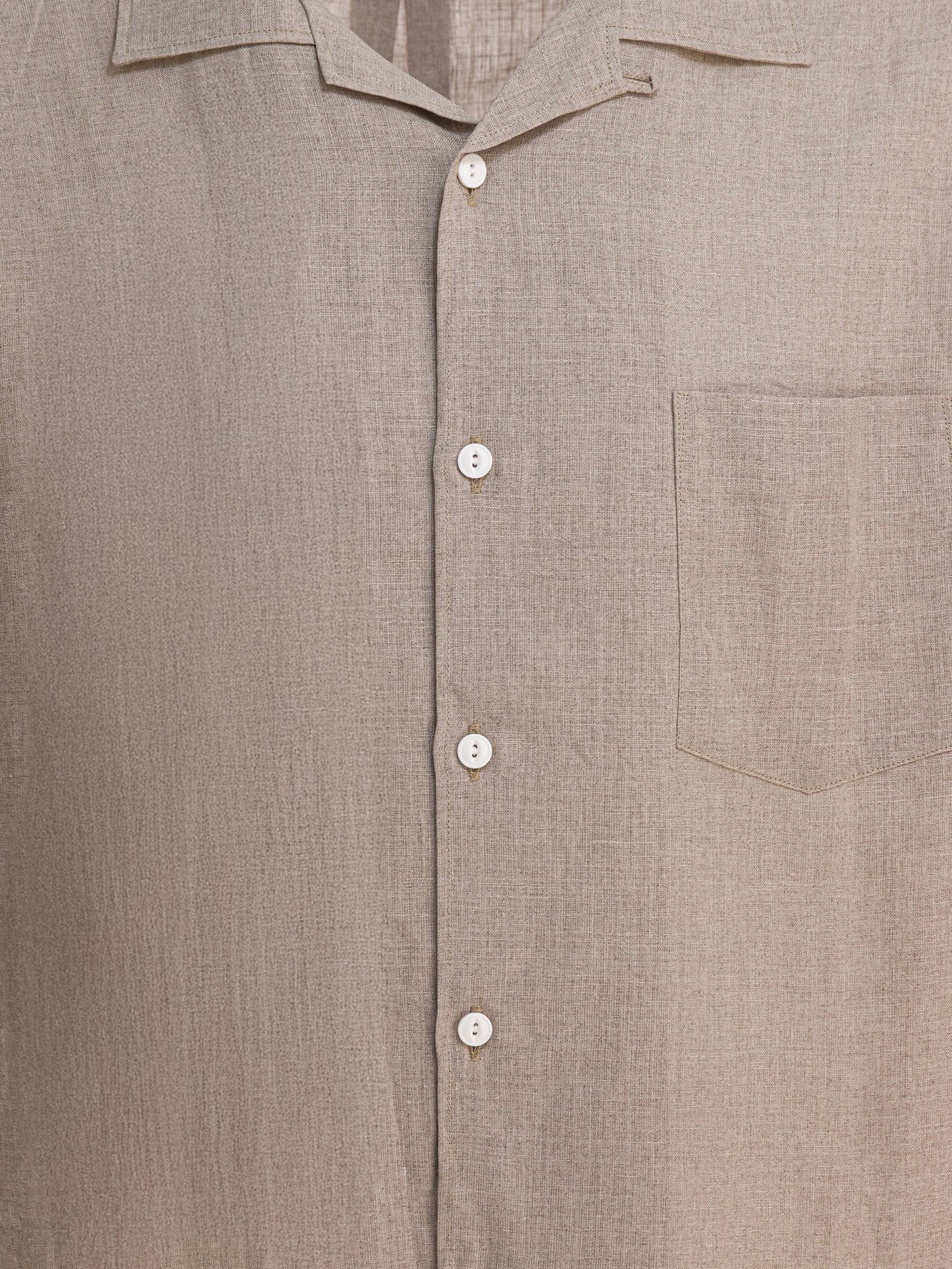 Camicie casual Solid colour  Beige - nonnative Uomo | PDP | VIETTI Online Store | thumbnail_3