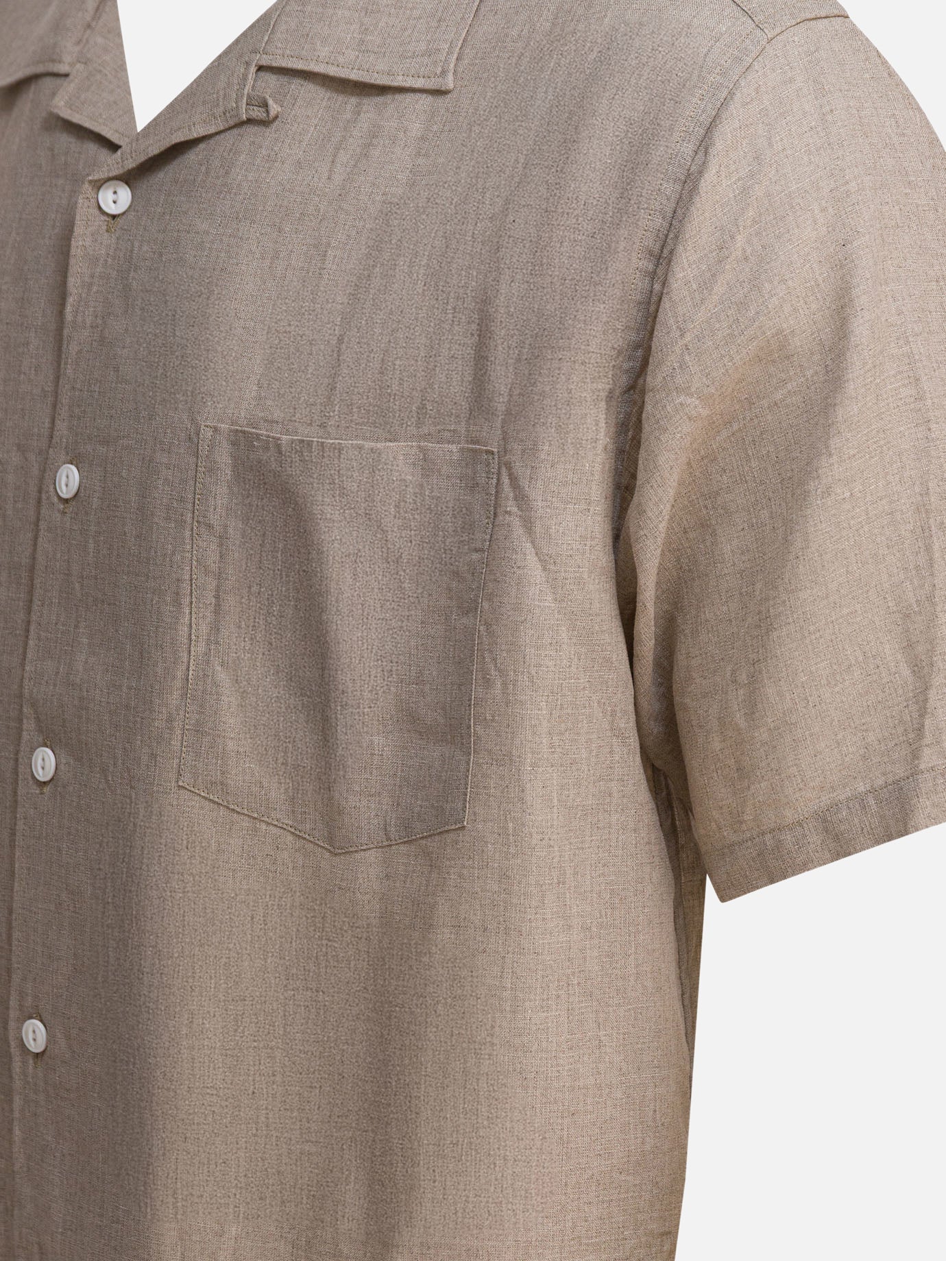 Camicie casual Solid colour  Beige - nonnative Uomo | PDP | VIETTI Online Store | Zoom-Modal_4
