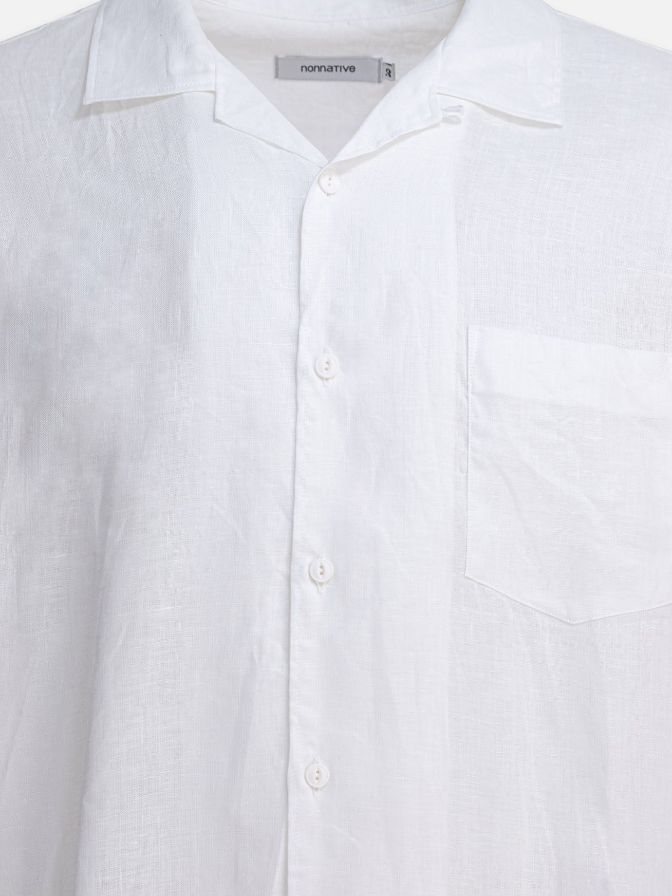 Camicie casual Solid colour  Bianco - nonnative Uomo | PDP | VIETTI Online Store | Zoom-Modal_3
