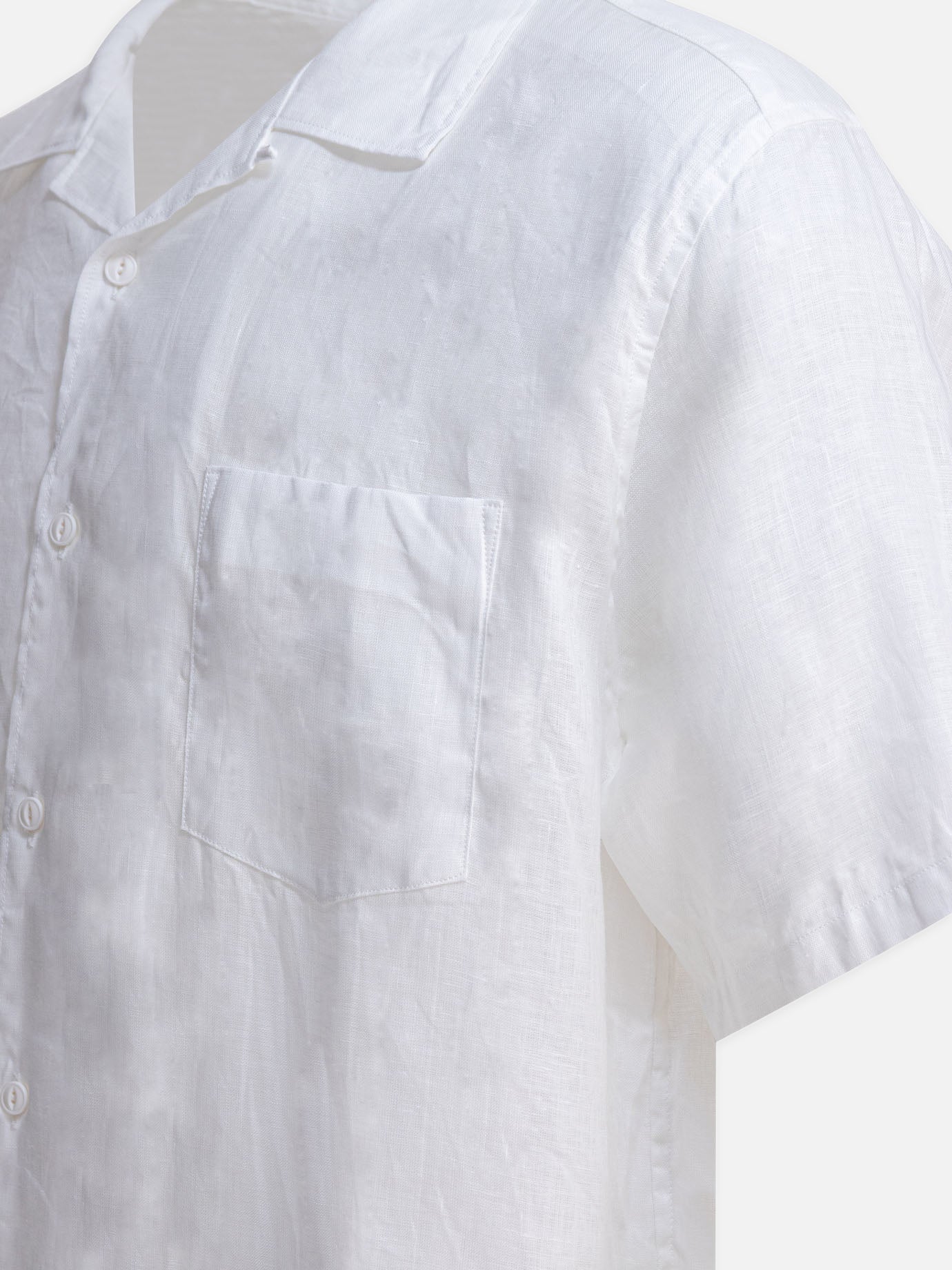 Camicie casual Solid colour  Bianco - nonnative Uomo | PDP | VIETTI Online Store | Zoom-Modal_4
