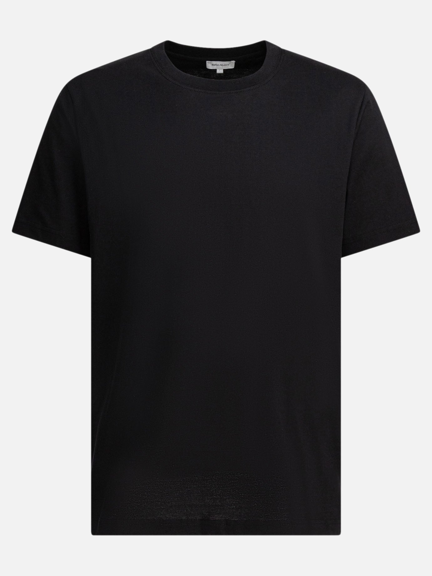 T-shirt girocollo Solid colour  Nero - Norse Projects Uomo | PDP | VIETTI Online Store | thumbnail