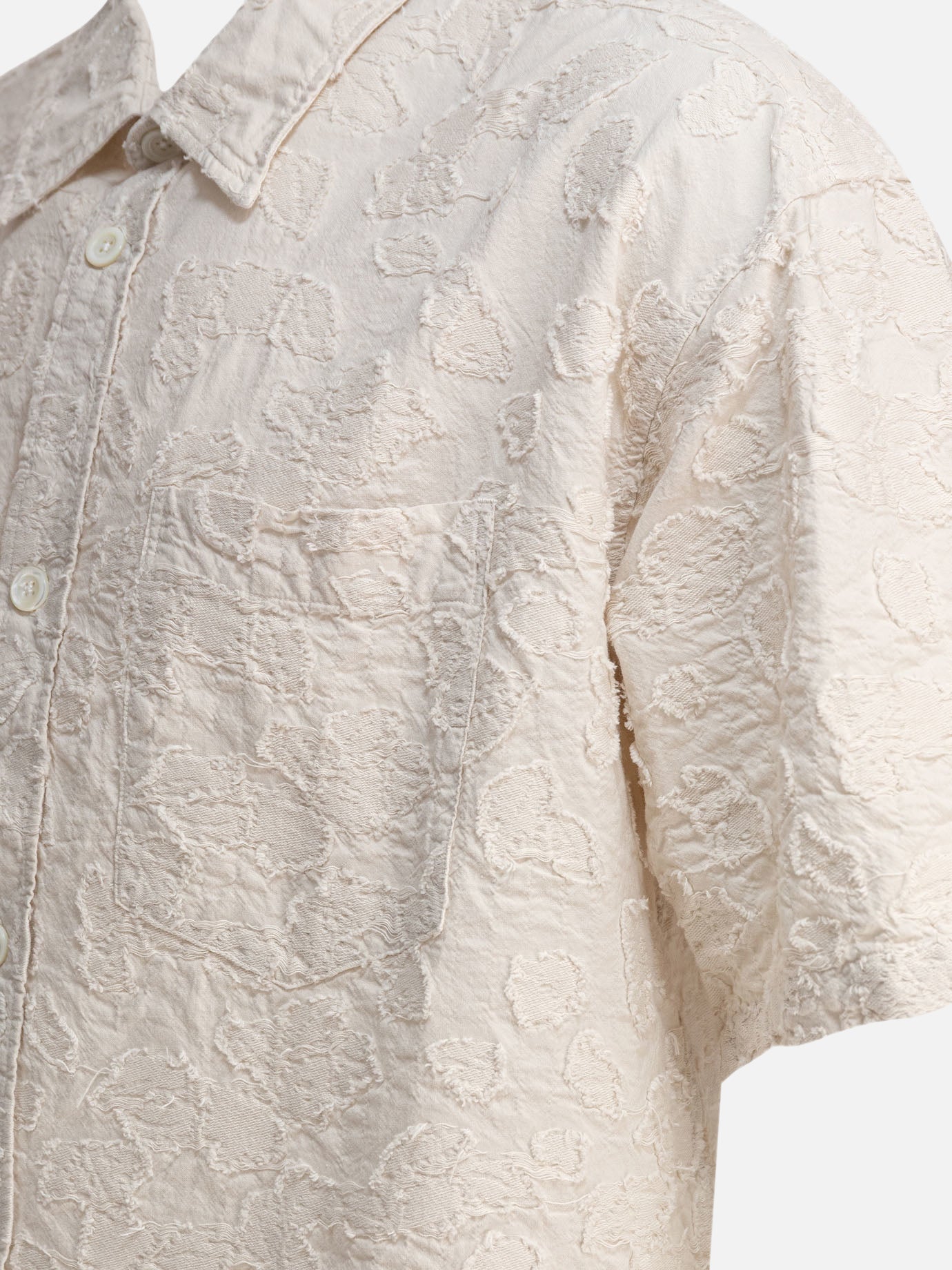 Norse Projects "Ole Fil Coupe SS" Shirt Beige