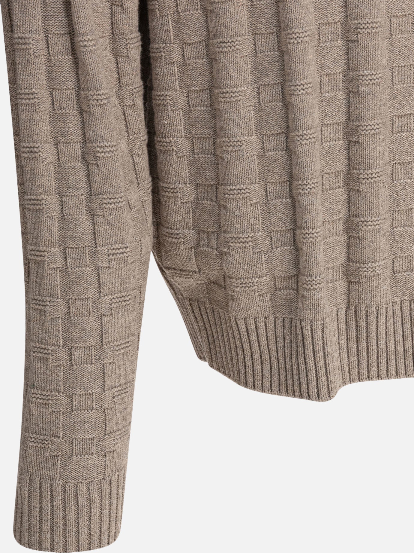 Crewneck sweaters Textured knit  Beige - Norse Projects Men | PDP | VIETTI Online Store | Zoom-Modal_4
