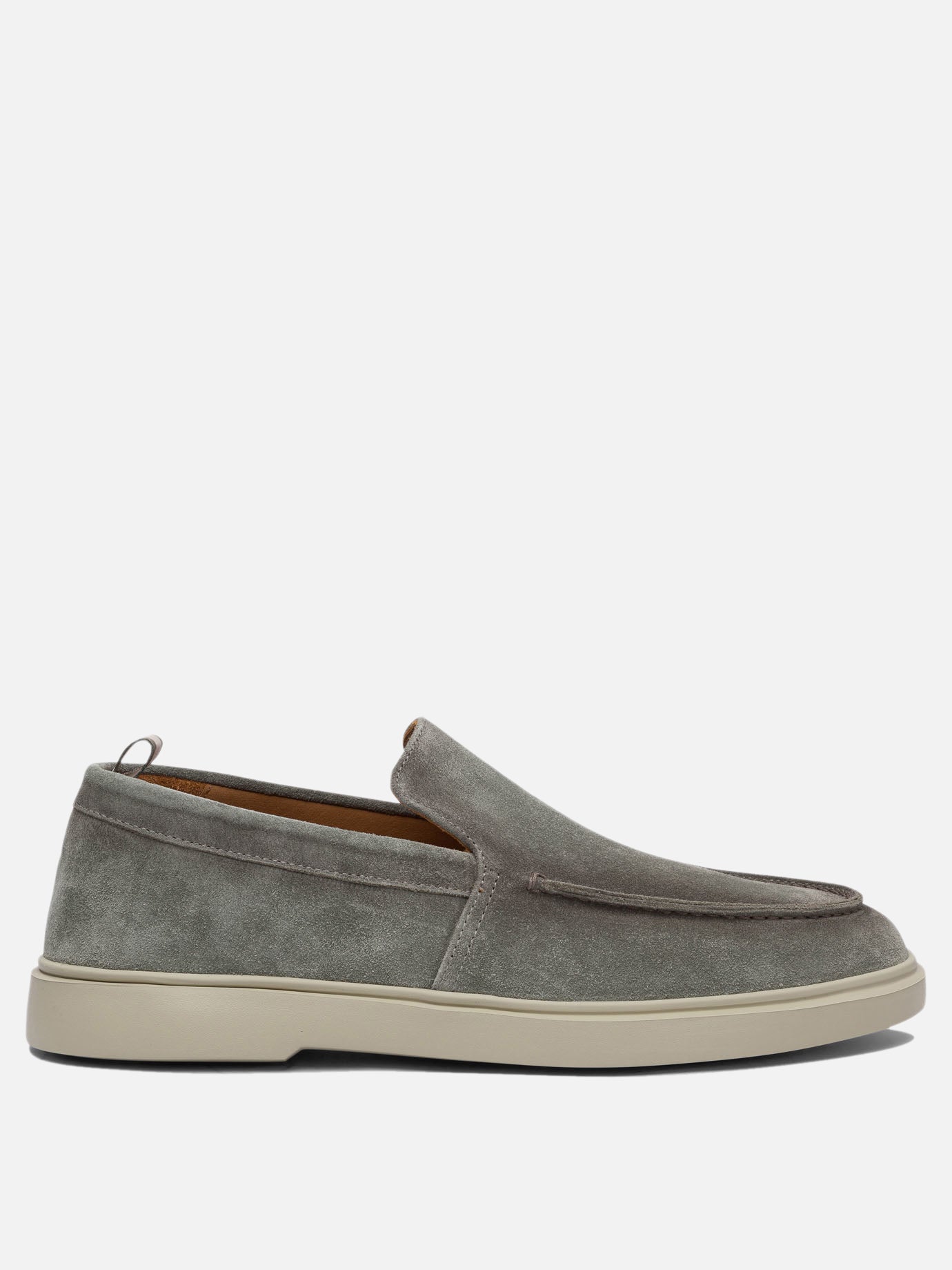 Mocassini 100% calf leather - 100% rubber  Grigio - Officine Creative Uomo | PDP | VIETTI Online Store | thumbnail