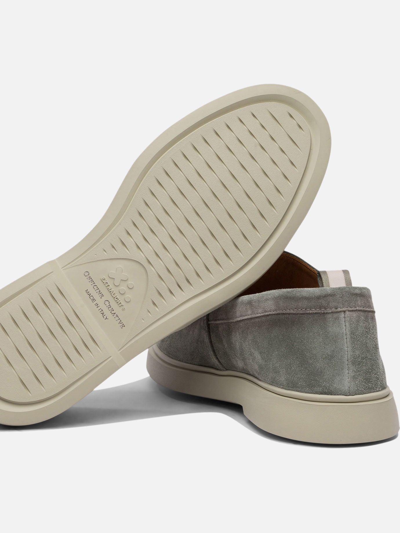 Mocassini 100% calf leather - 100% rubber  Grigio - Officine Creative Uomo | PDP | VIETTI Online Store | thumbnail_5