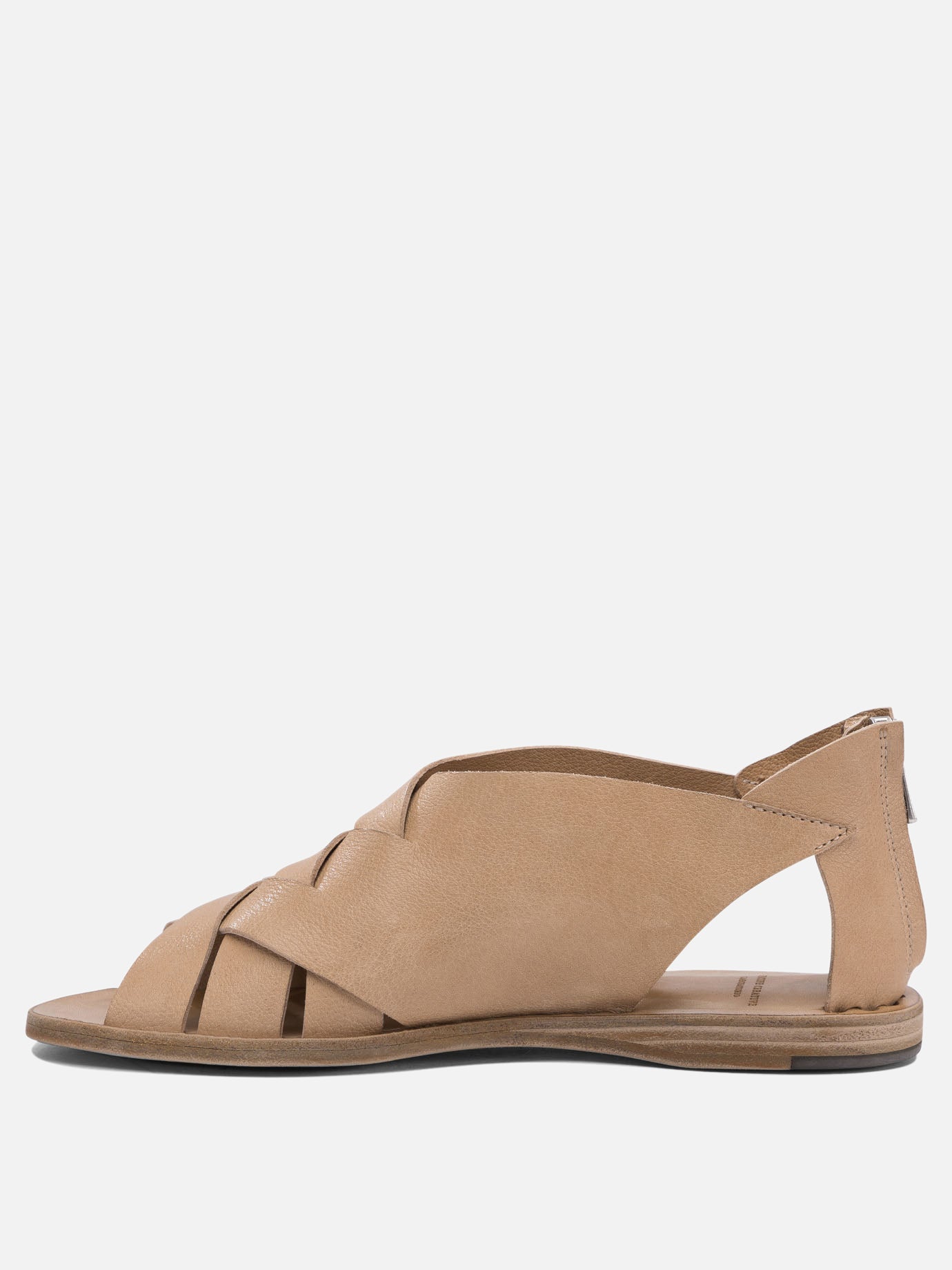 Flat sandals 100% leather - 100% leather  Brown - Officine Creative Women | PDP | VIETTI Online Store | Zoom-Modal_3
