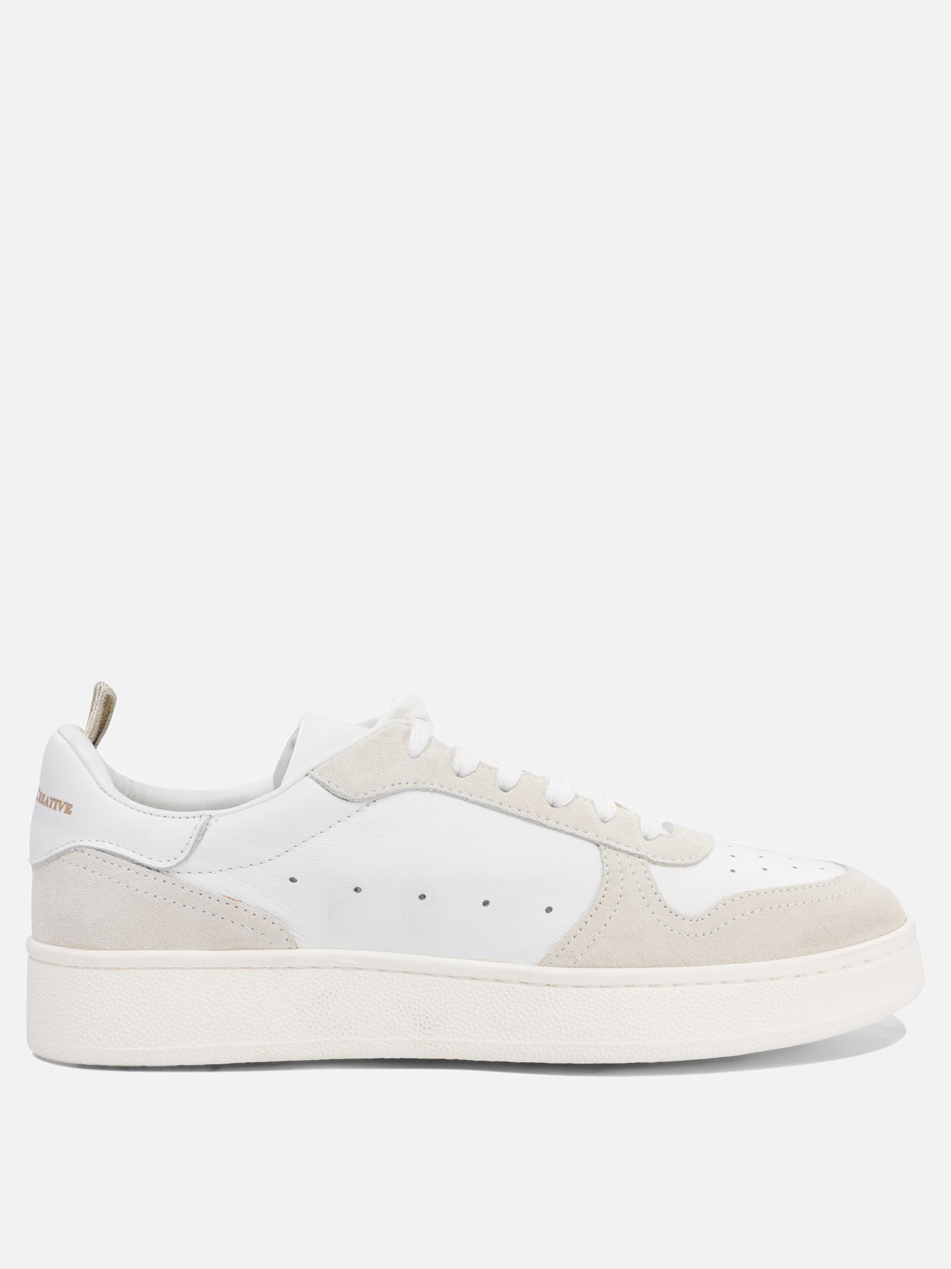 Low top sneakers 100% leather - 100% rubber  White - Officine Creative Women | PDP | VIETTI Online Store | thumbnail