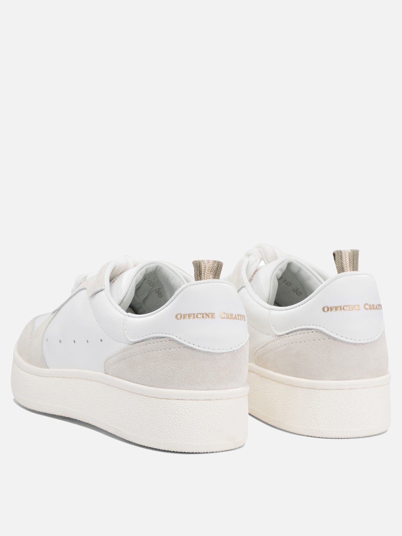 Low top sneakers 100% leather - 100% rubber  White - Officine Creative Women | PDP | VIETTI Online Store | thumbnail_4