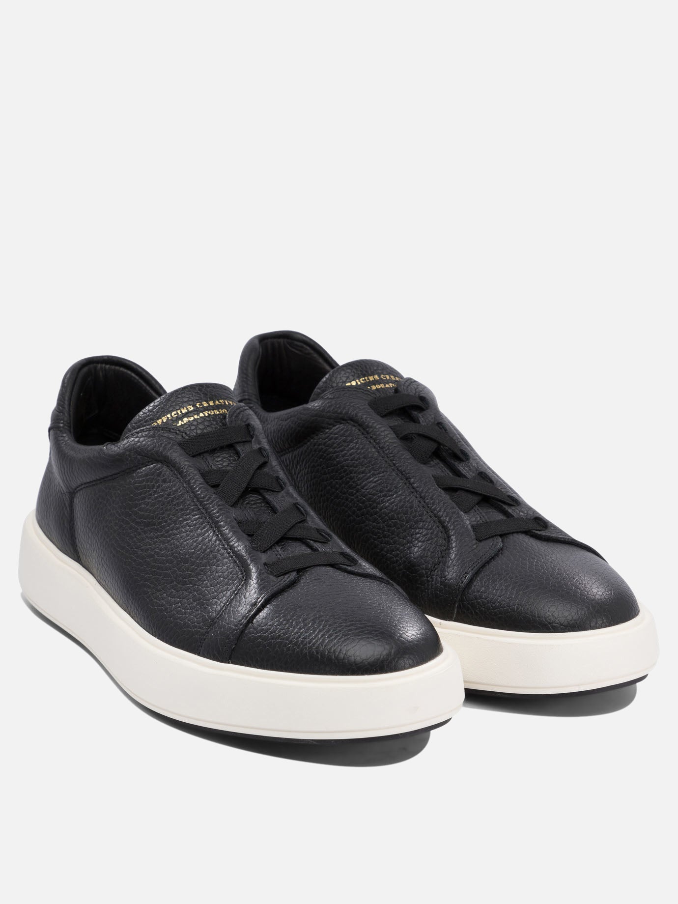 Low top sneakers 100% leather - 100% rubber  Blue - Officine Creative Men | PDP | VIETTI Online Store | thumbnail_2