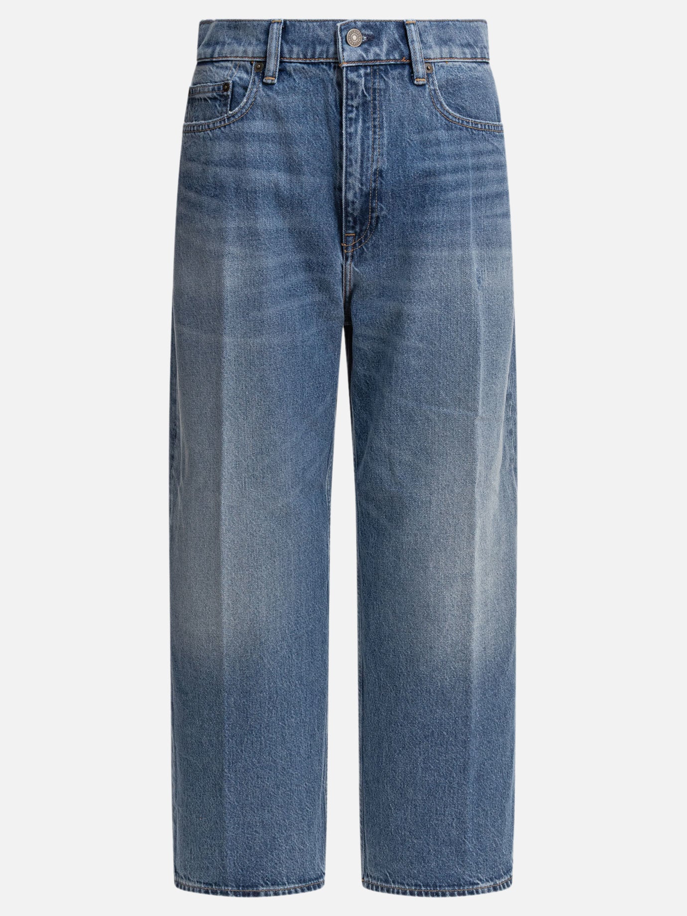 Wide-leg jeans Denim  Light blue - Polo Ralph Lauren Women | PDP | VIETTI Online Store | Zoom-Modal
