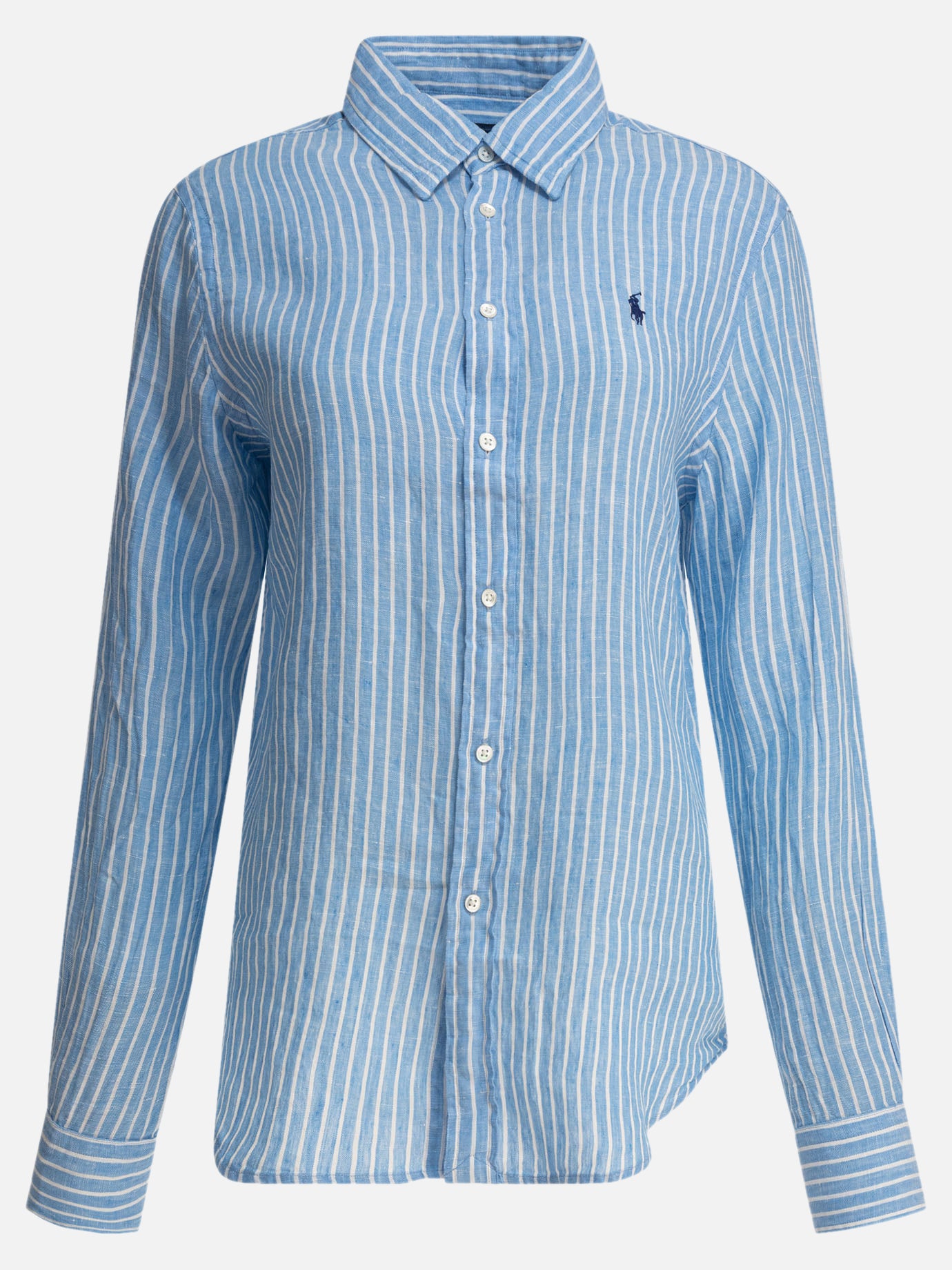 Camicie casual Striped  Azzurro - Polo Ralph Lauren Donna | PDP | VIETTI Online Store | Zoom-Modal
