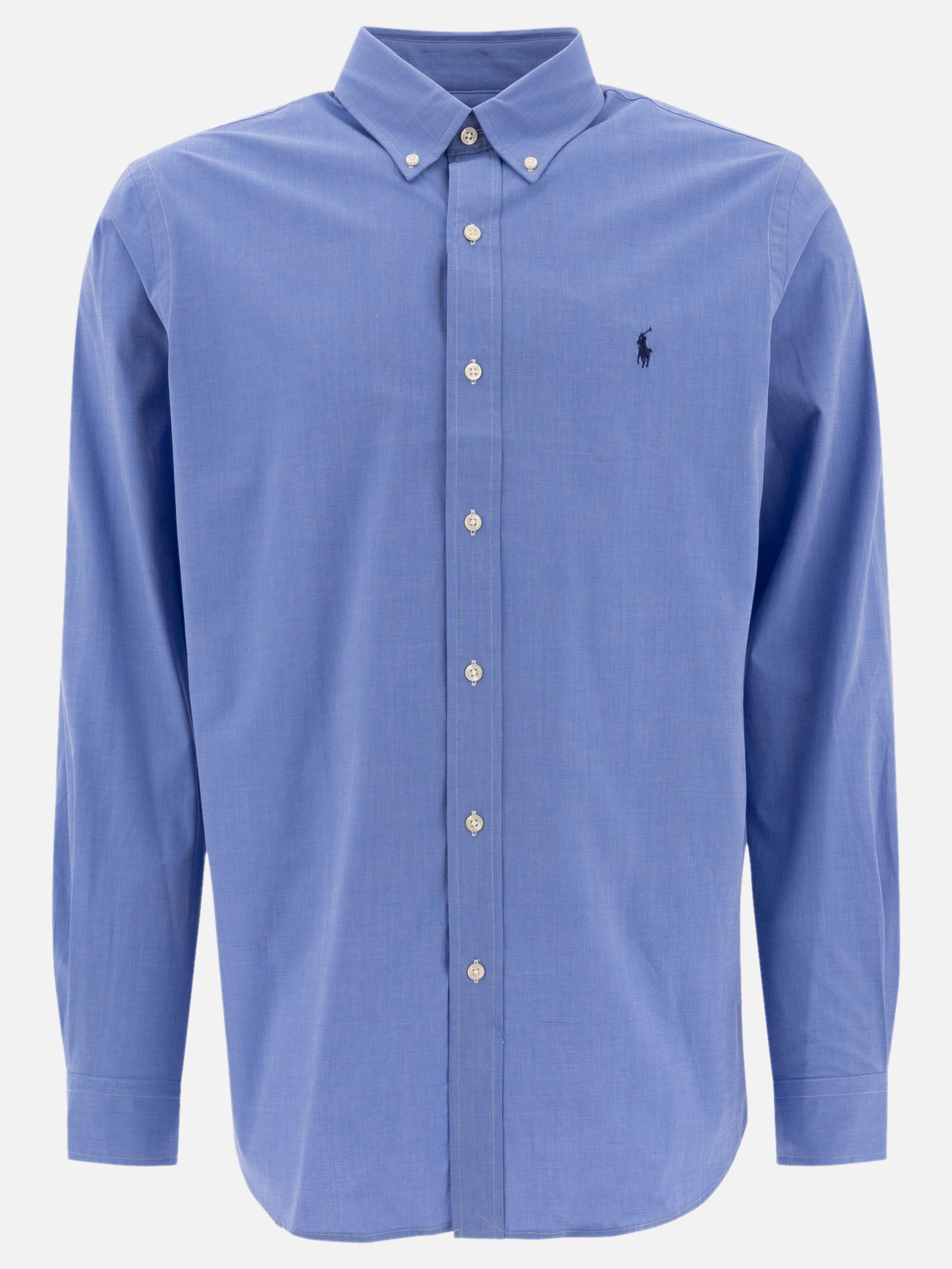 Camicie casual Solid colour  Blu - Polo Ralph Lauren Uomo | PDP | VIETTI Online Store | Zoom-Modal
