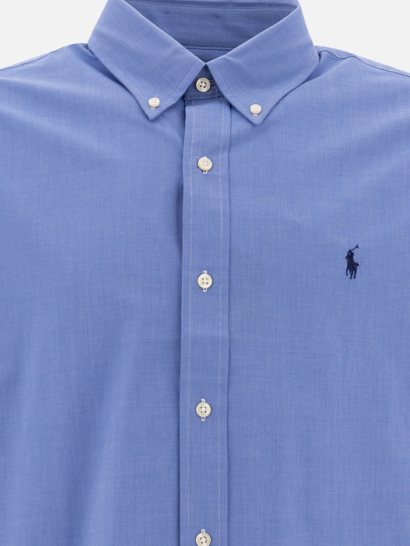 Camicie casual Solid colour  Blu - Polo Ralph Lauren Uomo | PDP | VIETTI Online Store | thumbnail_3