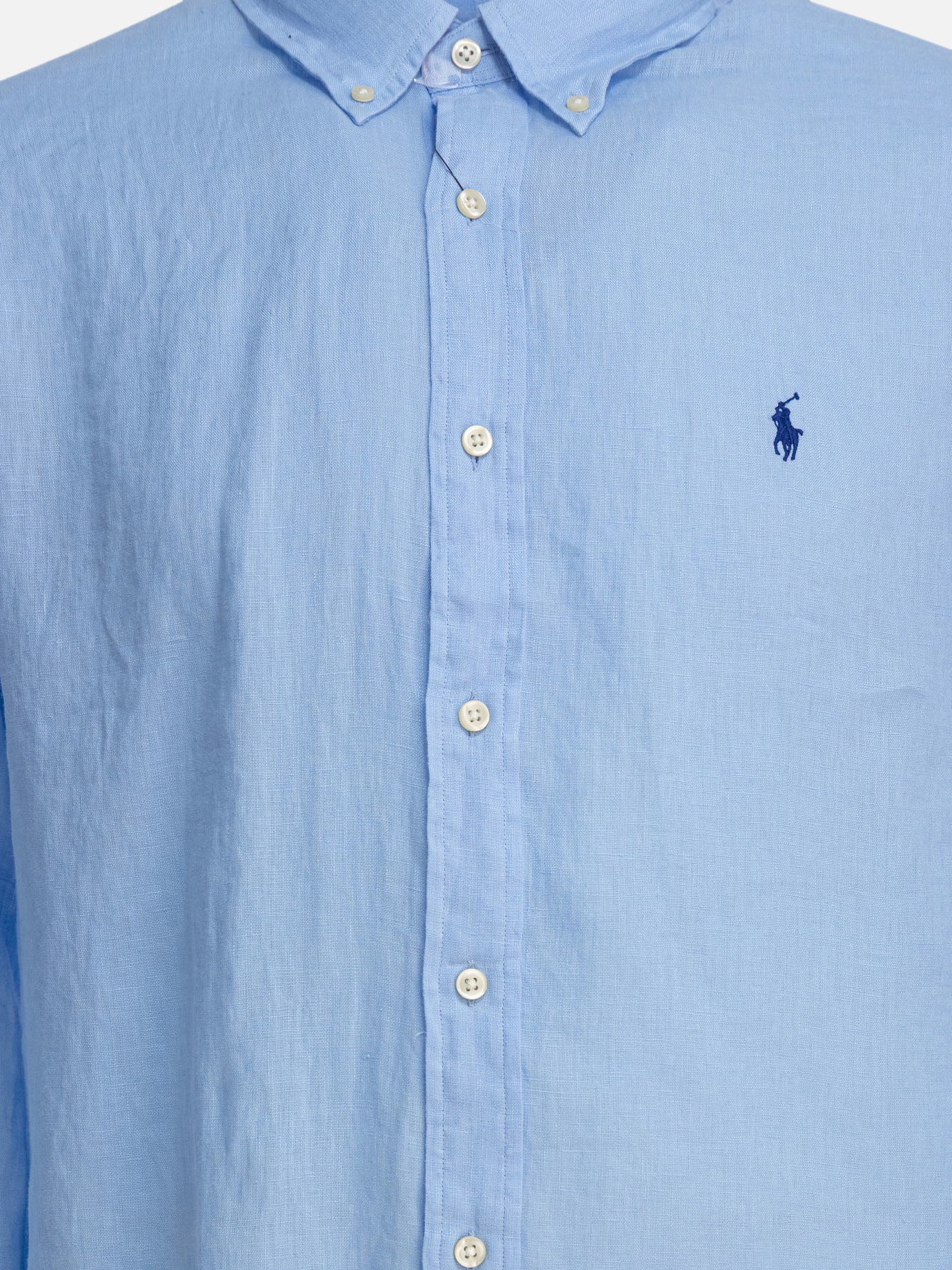 Casual shirts Solid colour  Blue - Polo Ralph Lauren Men | PDP | VIETTI Online Store | thumbnail_3