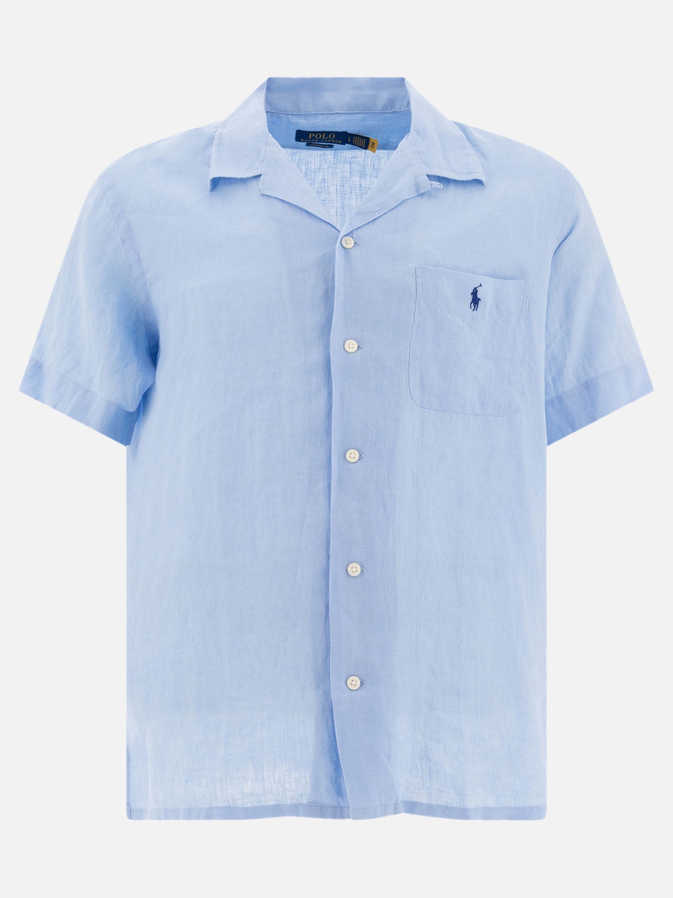 Camicie casual Logo  Azzurro - Polo Ralph Lauren Uomo | PDP | VIETTI Online Store | thumbnail