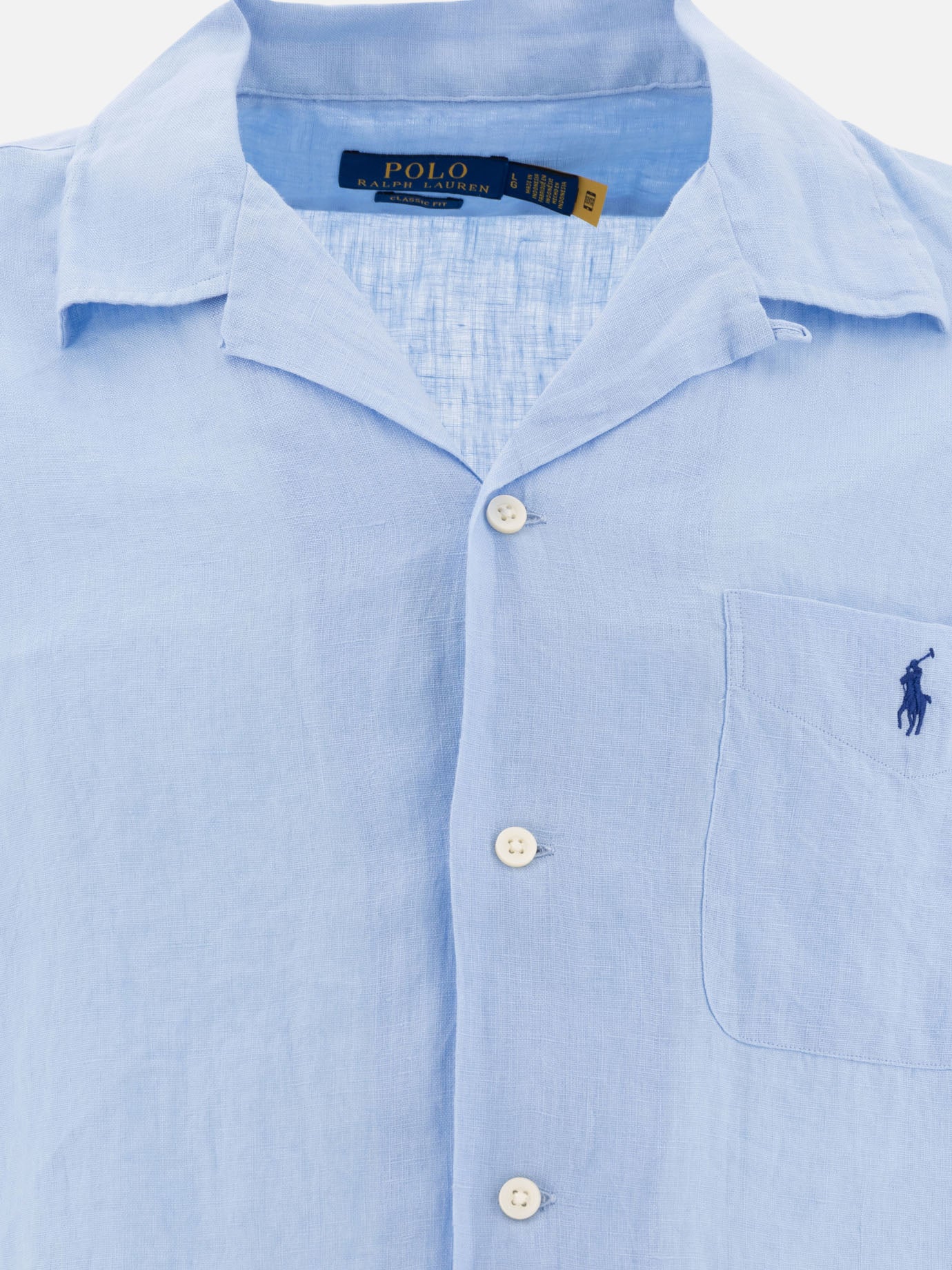 Camicie casual Logo  Azzurro - Polo Ralph Lauren Uomo | PDP | VIETTI Online Store | thumbnail_3