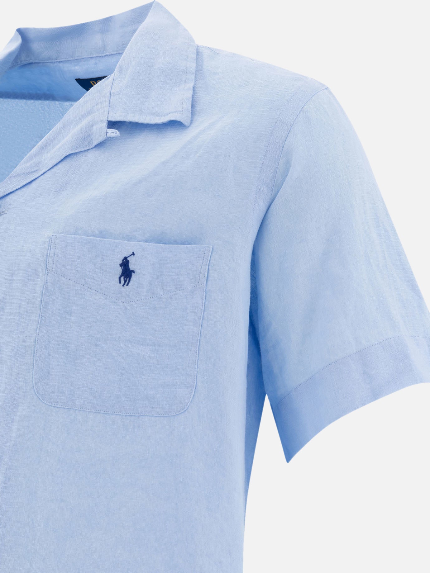 Camicie casual Logo  Azzurro - Polo Ralph Lauren Uomo | PDP | VIETTI Online Store | thumbnail_4