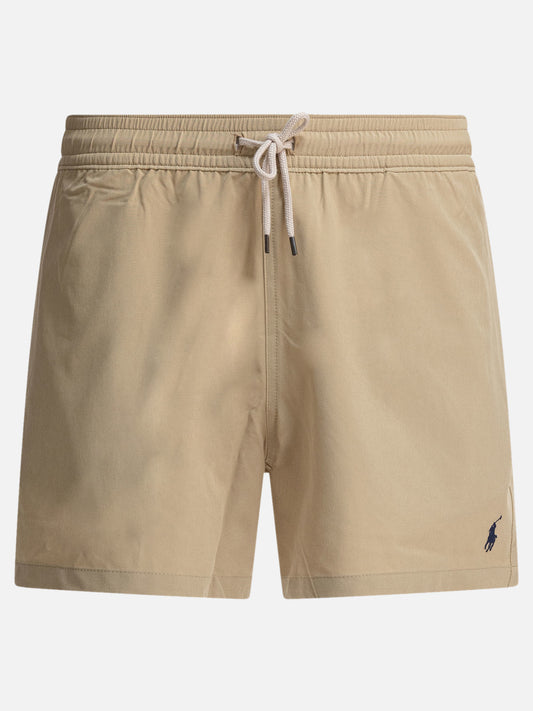Short da mare Logo  Beige - Polo Ralph Lauren Uomo | PLP | VIETTI Online Store 
