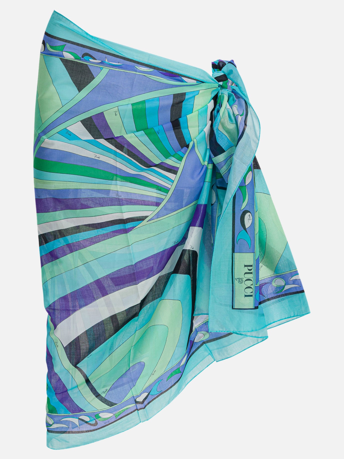 Beach dresses Print  Light blue - Pucci Women | PDP | VIETTI Online Store | Zoom-Modal
