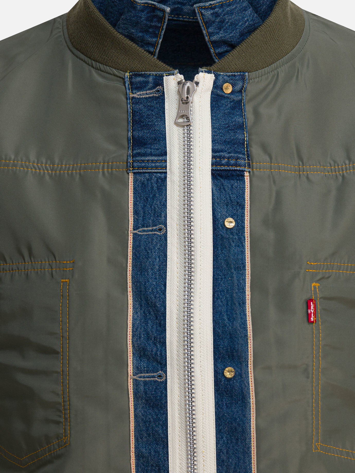Bomber jackets Solid colour  Green - Sacai Men | PDP | VIETTI Online Store | Zoom-Modal_5
