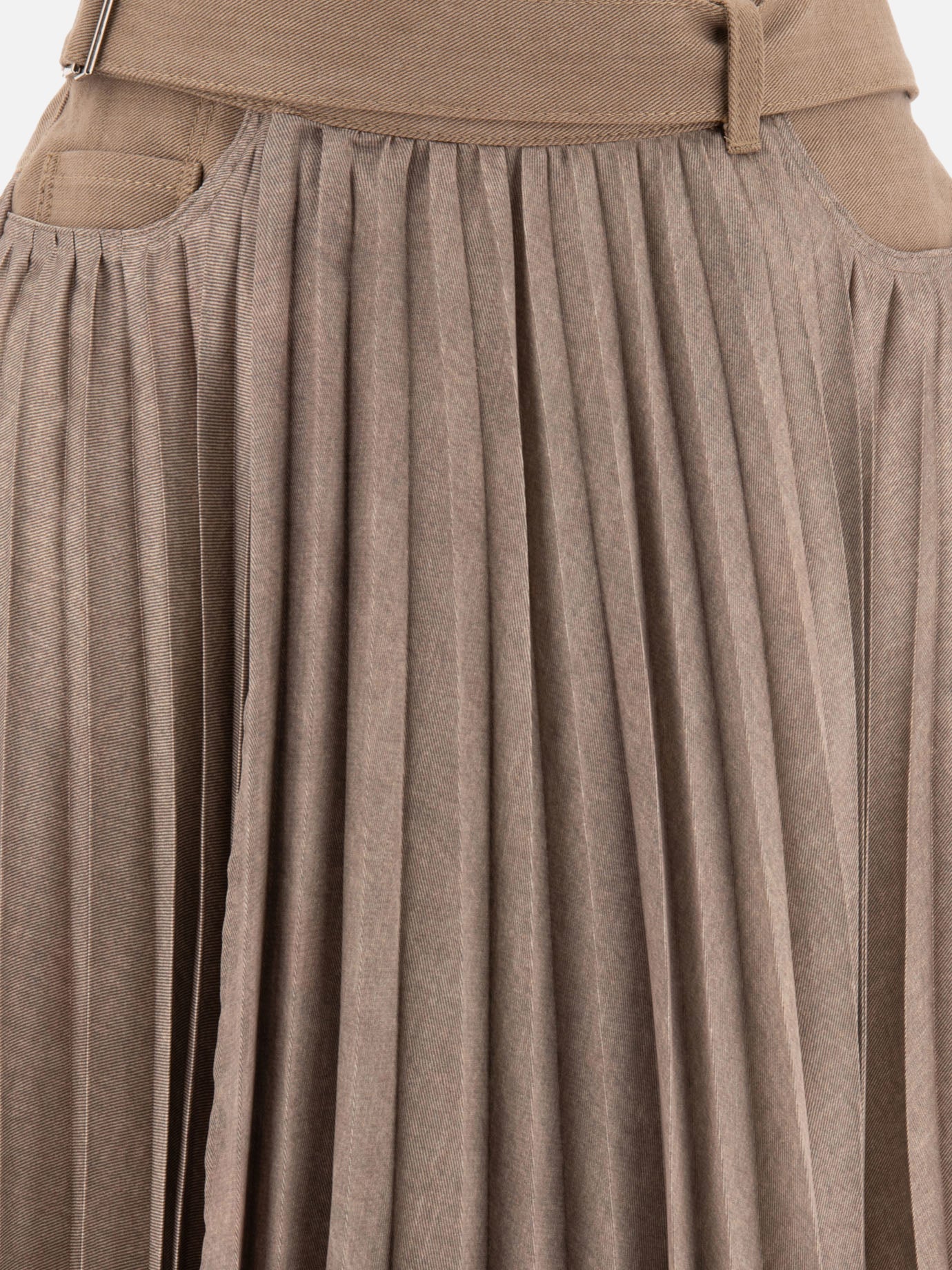 Sacai Gonna plissettata 12671031_1 Beige thumbnail_3