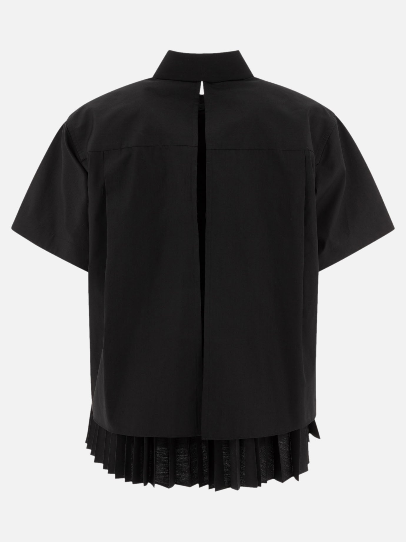 Sacai Camicia in popeline di cotone 10435174_1 Black thumbnail_2