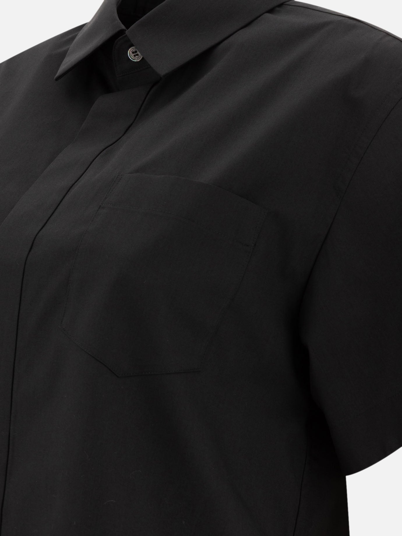 Sacai Camicia in popeline di cotone 10435174_1 Black thumbnail_4