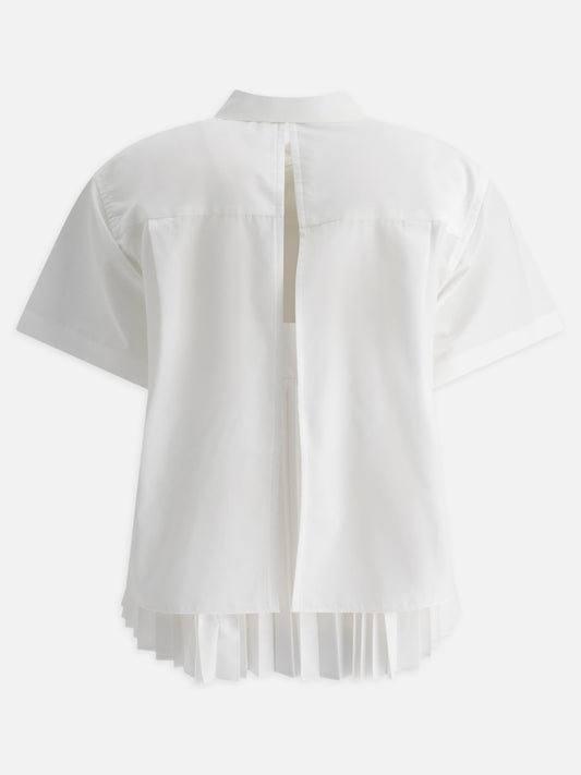 Sacai Camicia in popeline di cotone 17722858_2 White 2