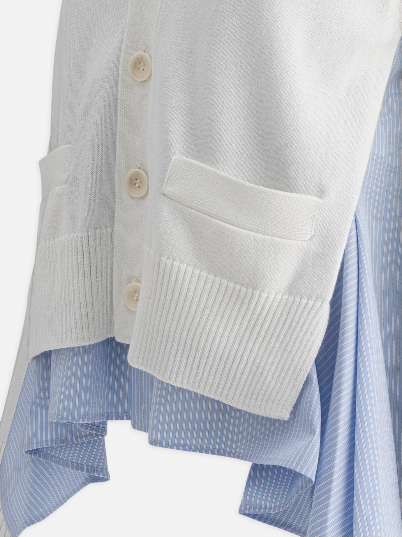 Sacai Cardigan a camicia 15570404_1 White thumbnail_4