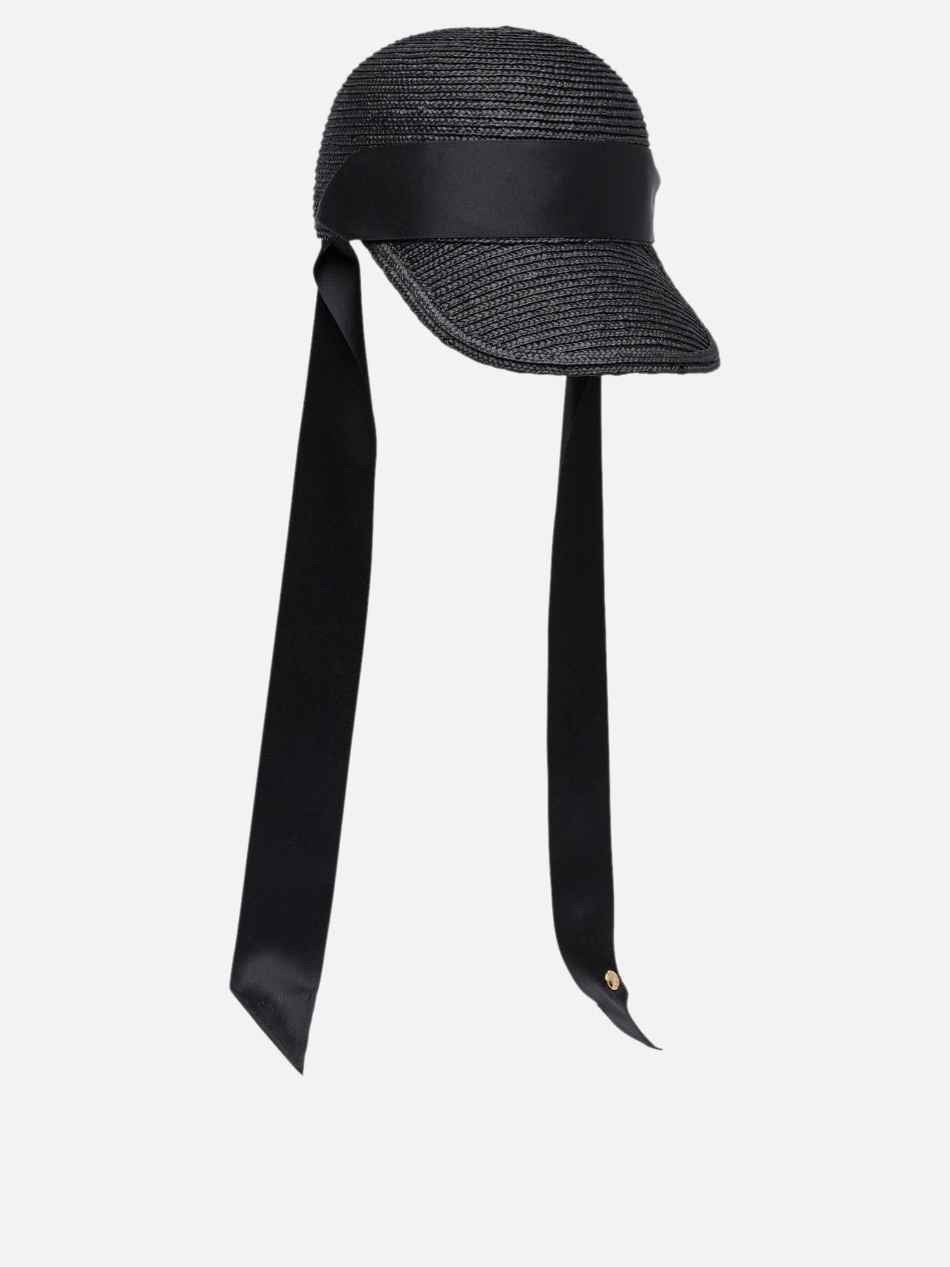 Baseball caps 100% straw  Black - Sacai Women | PDP | VIETTI Online Store | thumbnail_2