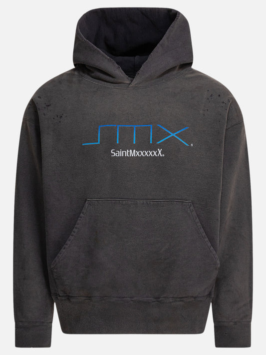 Hoodies Logo  Black - ©SAINT M×××××× Men | PLP | VIETTI Online Store 

