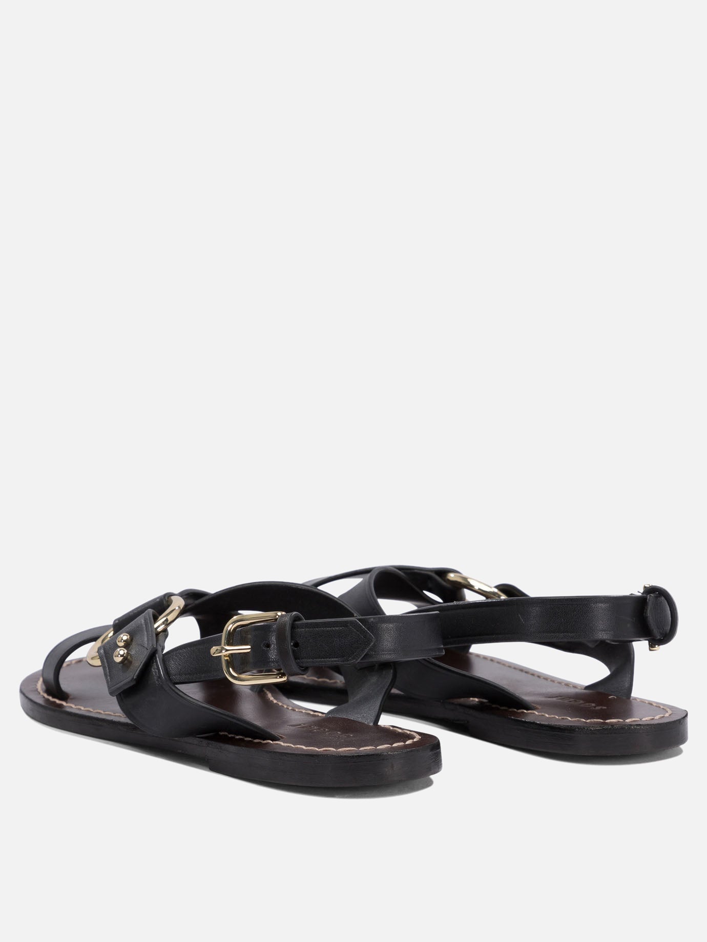 Sandali bassi 100% leather - 100% leather  Nero - Soeur Donna | PDP | VIETTI Online Store | Zoom-Modal_4
