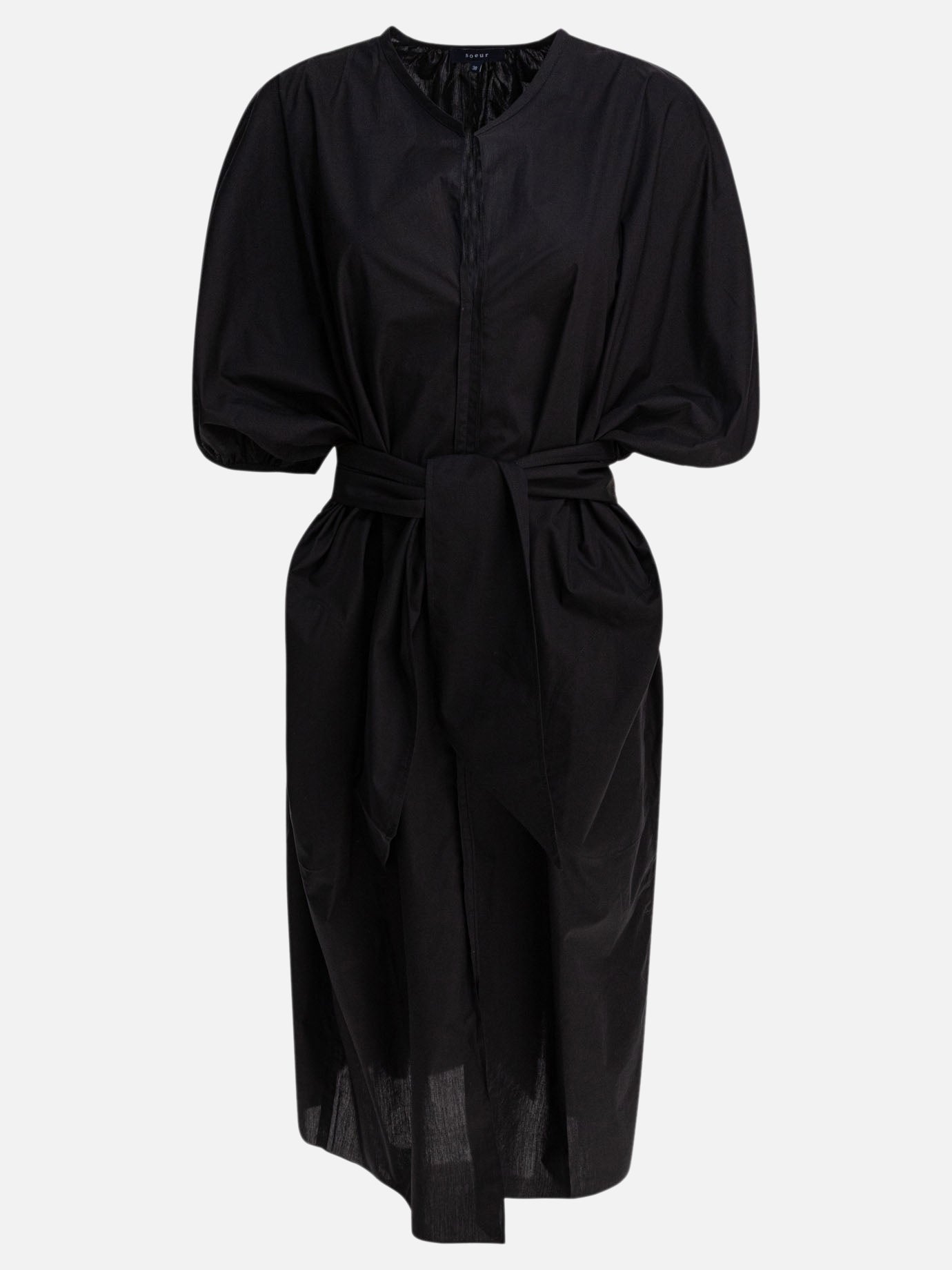 Midi dresses Solid colour  Black - Soeur Women | PDP | VIETTI Online Store | thumbnail