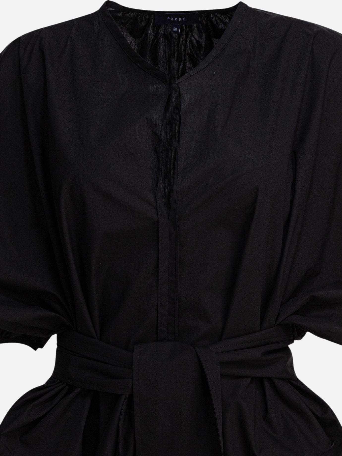 Midi dresses Solid colour  Black - Soeur Women | PDP | VIETTI Online Store | thumbnail_3