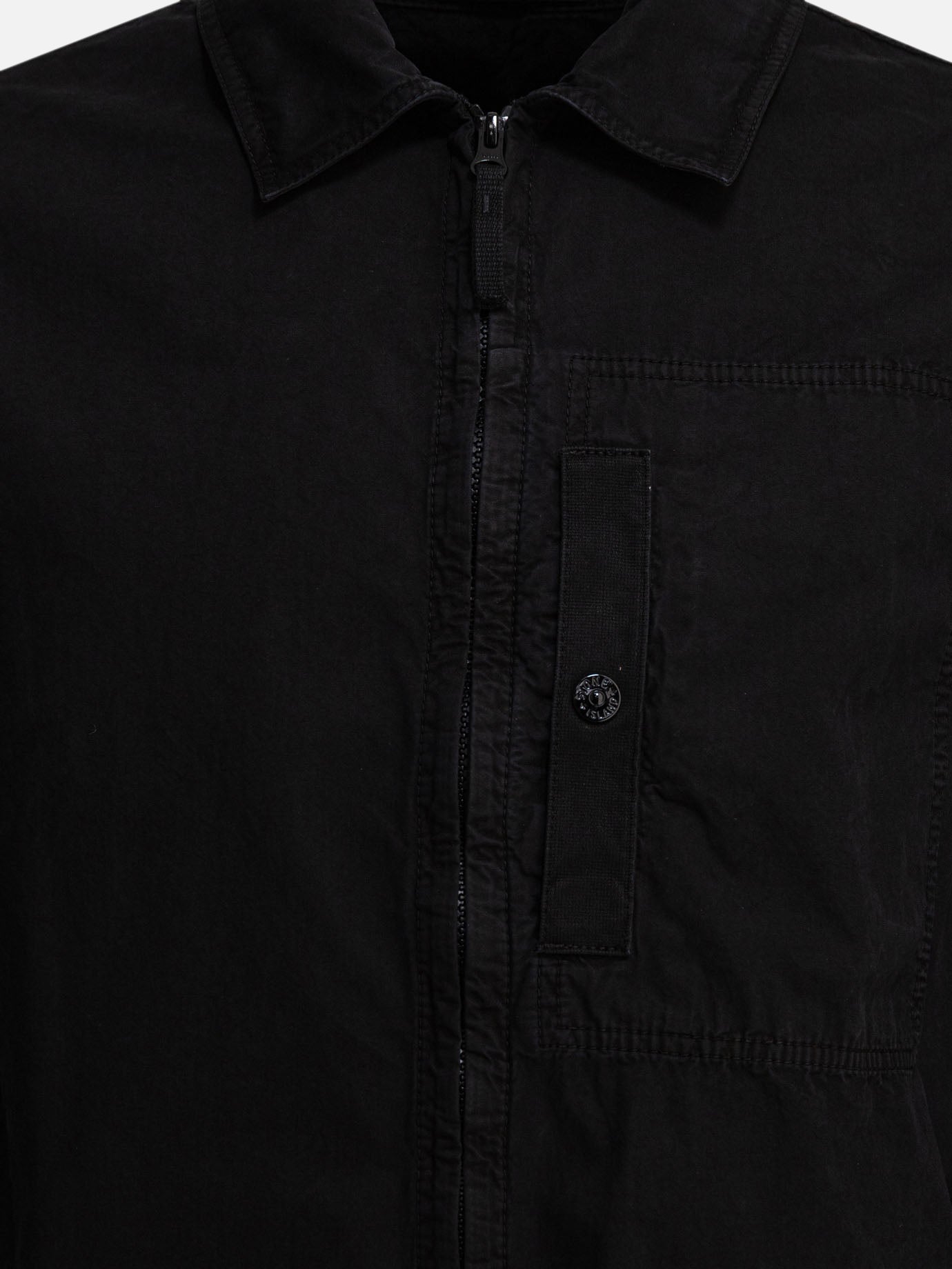 Overshirt jackets Logo  Black - Stone Island Men | PDP | VIETTI Online Store | thumbnail_3