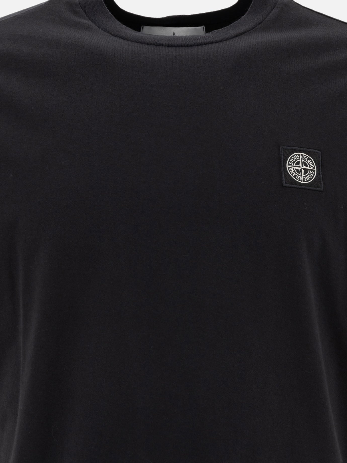 Crewneck t-shirts Logo  Black - Stone Island Men | PDP | VIETTI Online Store | Zoom-Modal_3
