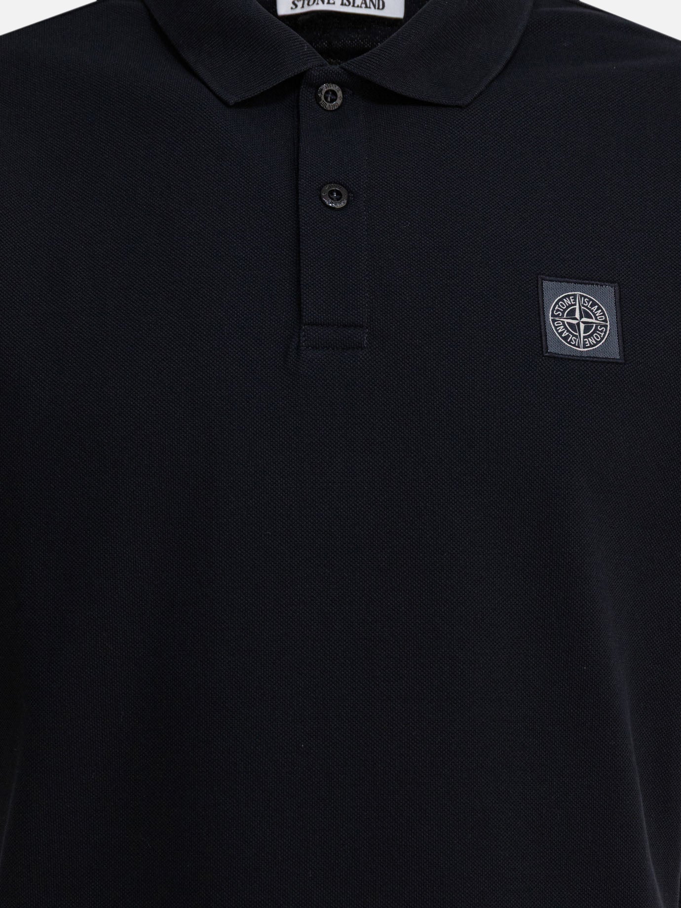 Stone Island Polo in piquet di cotone biologico 27633493_M Blue thumbnail_3