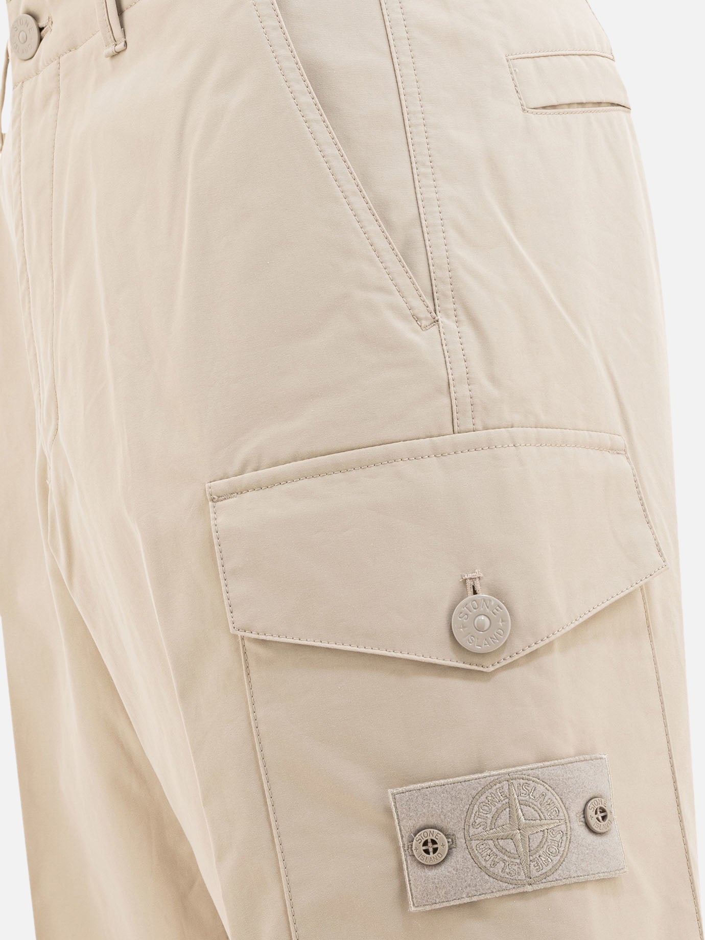 Stone Island Pantaloni cargo waterproof 10166818_30 Beige thumbnail_4