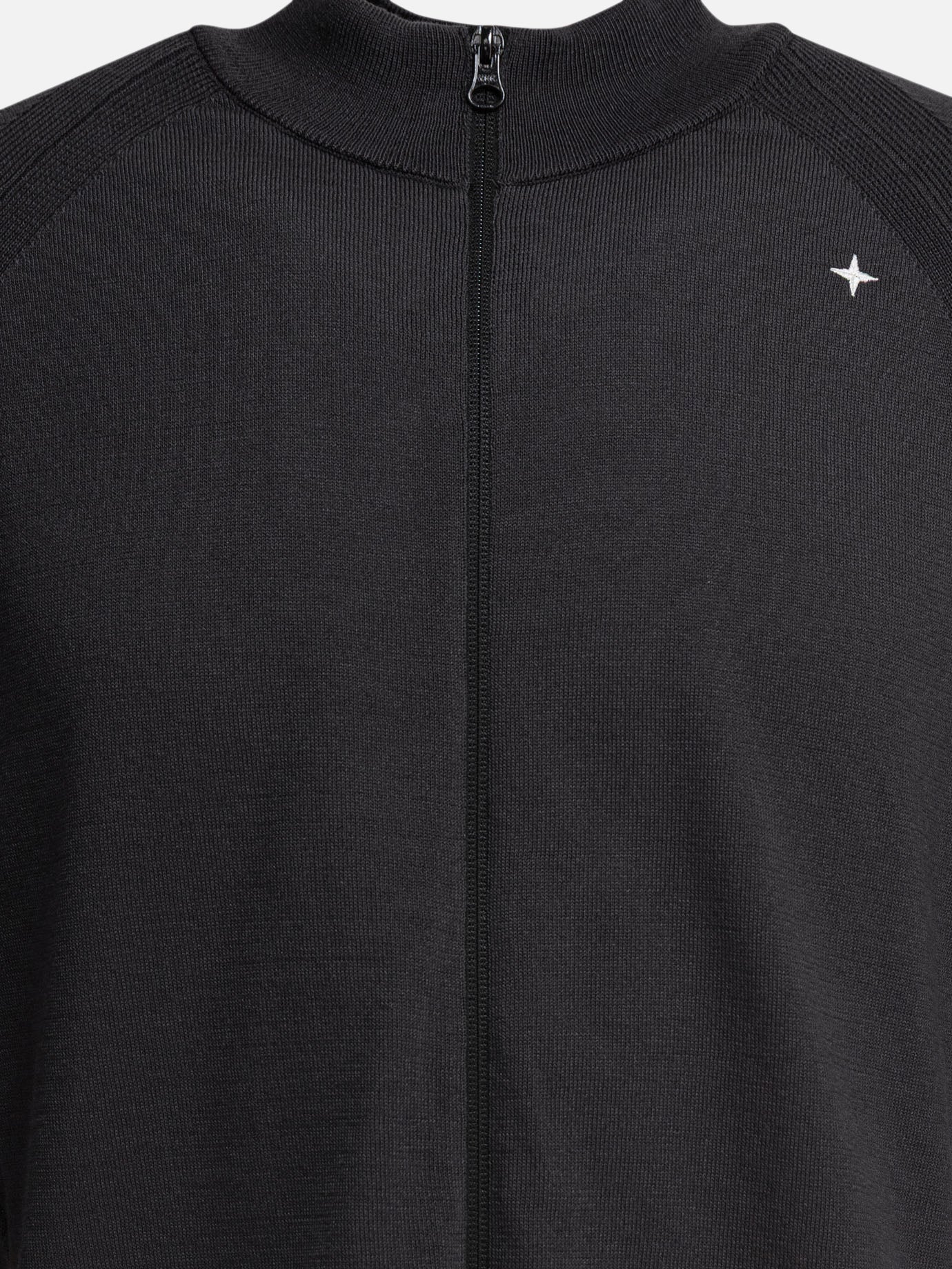 Stone Island Cardigan with zipper on PrimaLoft bio Grey