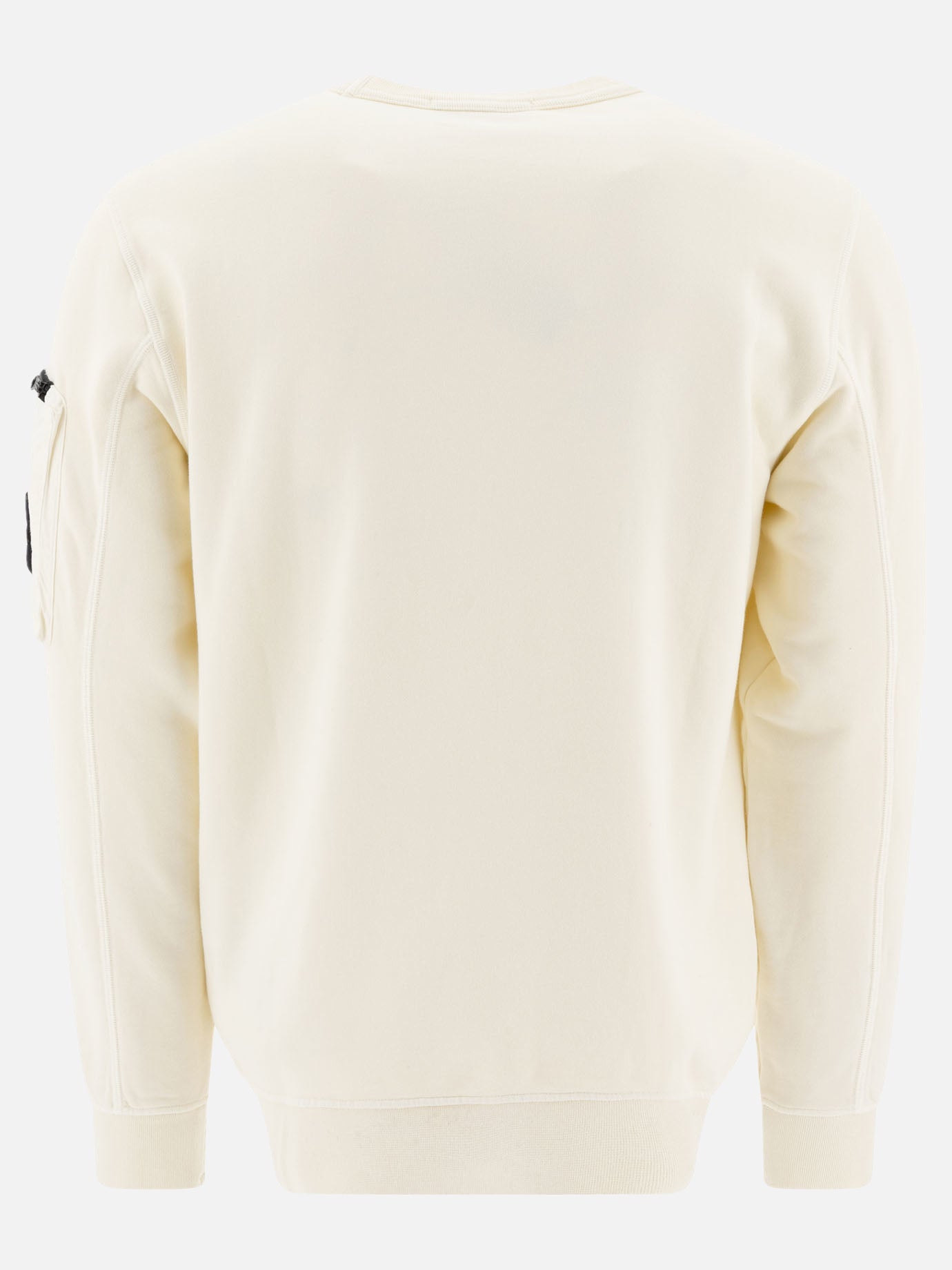Felpe girocollo Logo  Bianco - Stone Island Uomo | PDP | VIETTI Online Store | thumbnail_2
