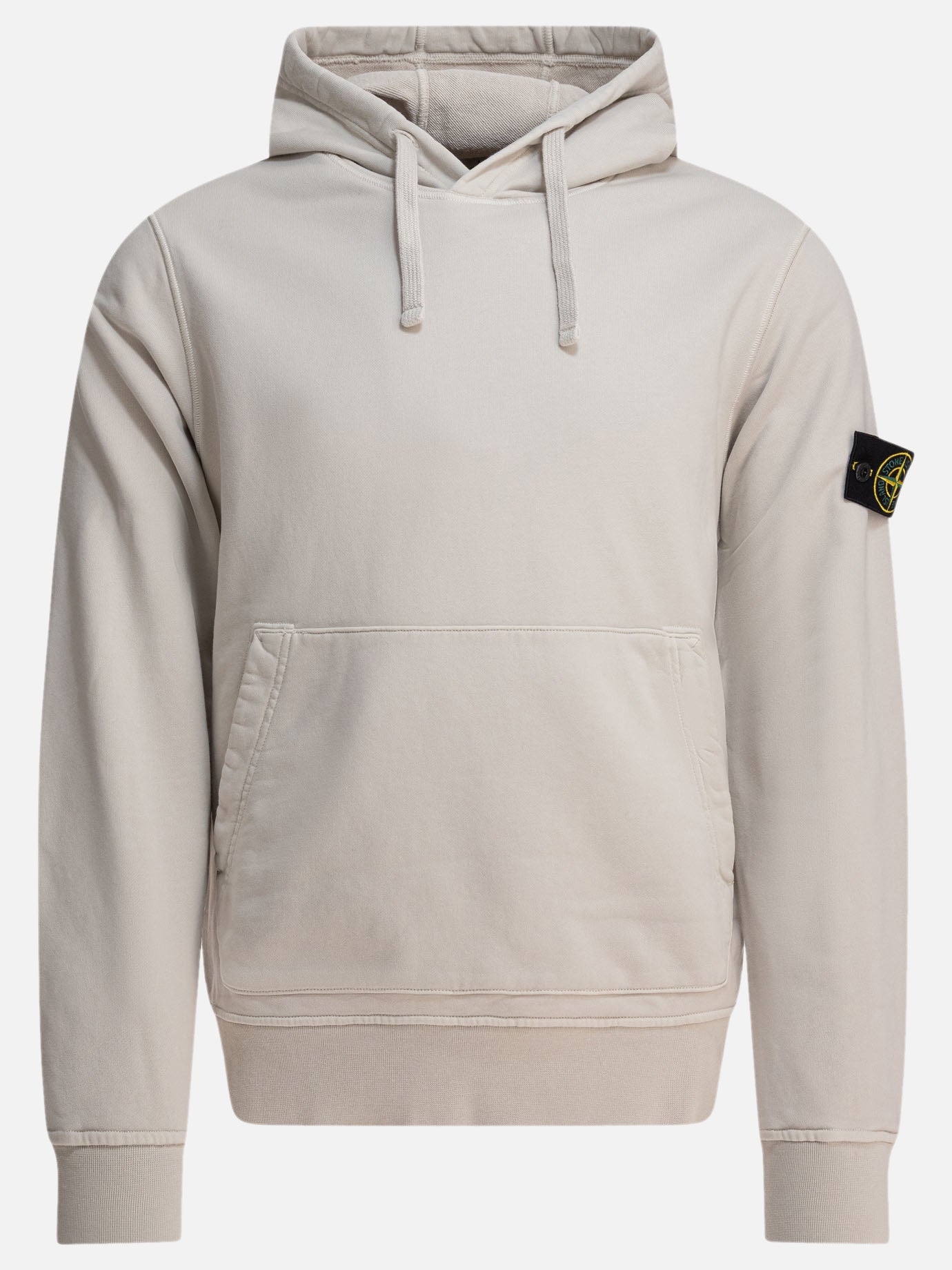 Stone Island Organic cotton fleece hoodie 23226916_M Beige thumbnail_1
