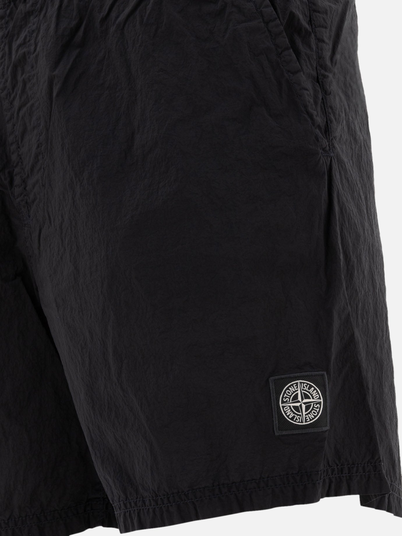 Swim shorts Logo  Black - Stone Island Men | PDP | VIETTI Online Store | thumbnail_4